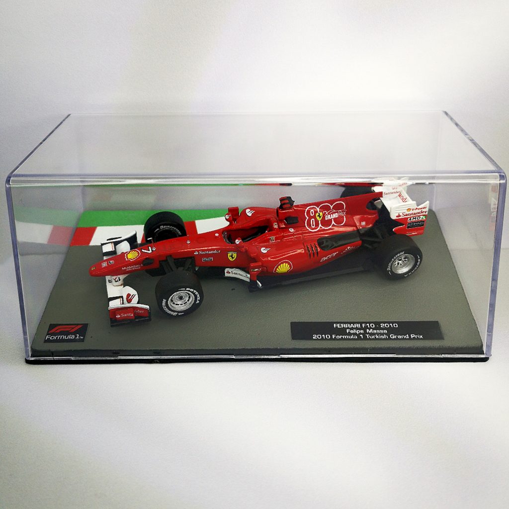 Ferrari F10 2010 7 Felipe Massa Caja Acrilica IXO 1 43 Tienda F1 MD