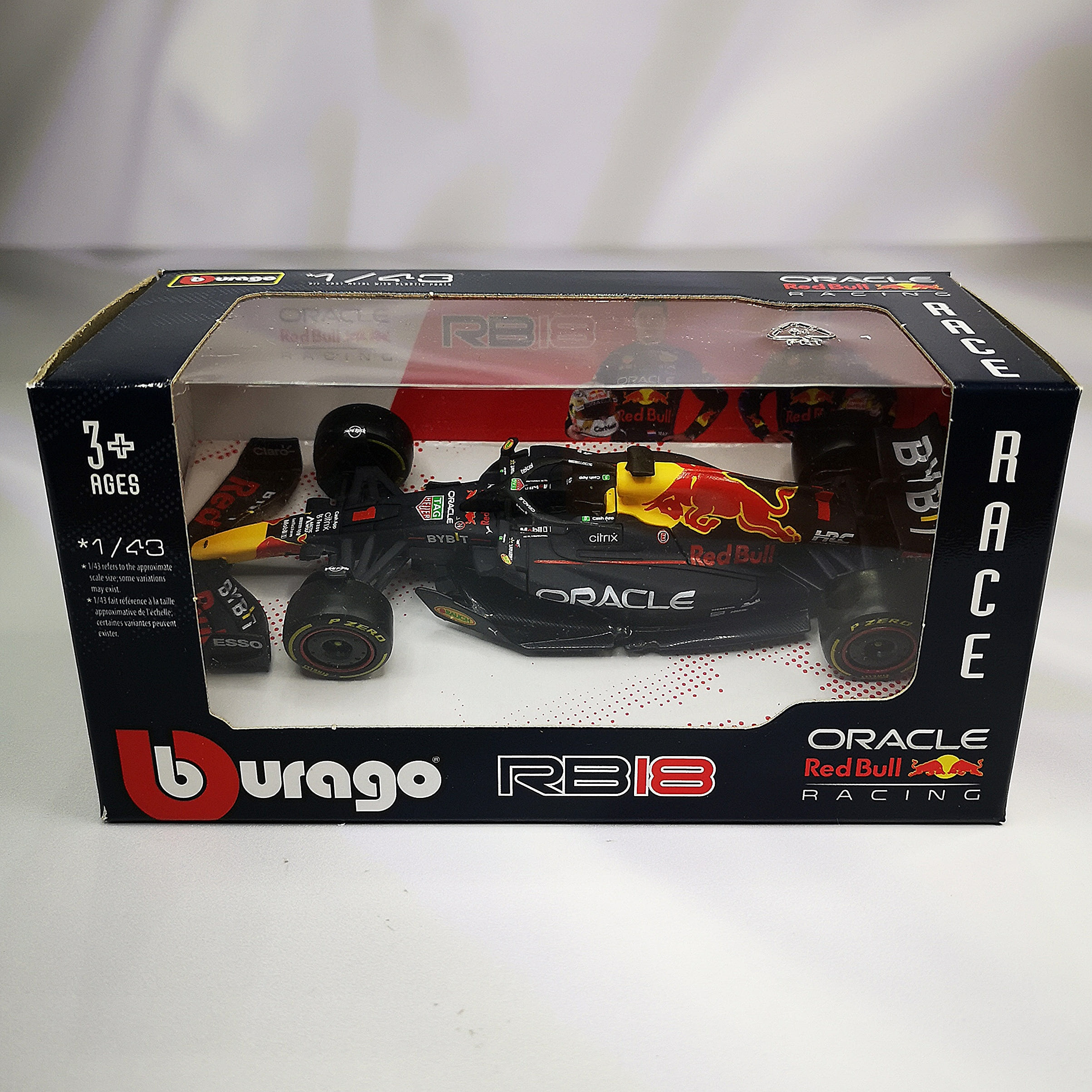 RedBull RB18 2022 #1 Max Verstappen Caja Normal Burago 1:43