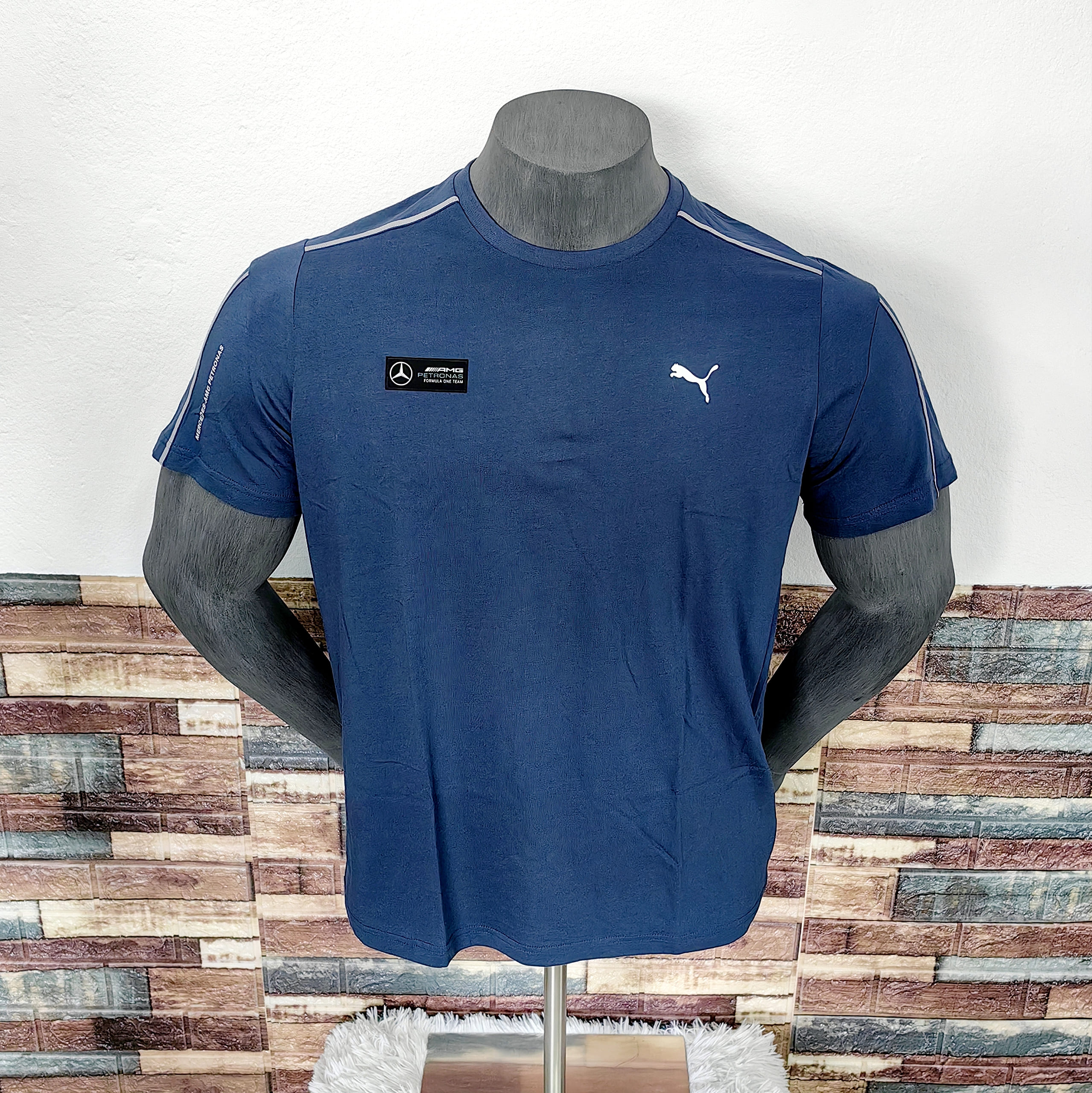 Polera PUMA Mercedes AMG F1 Oficial Fan Edition 2022 Azul