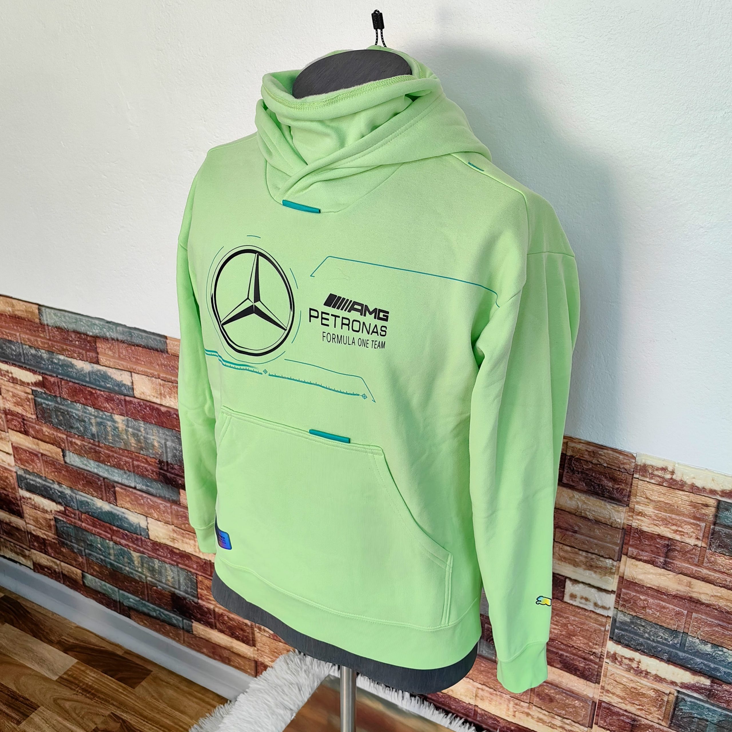 Poleron PUMA Mercedes AMG Verde Fan 2022