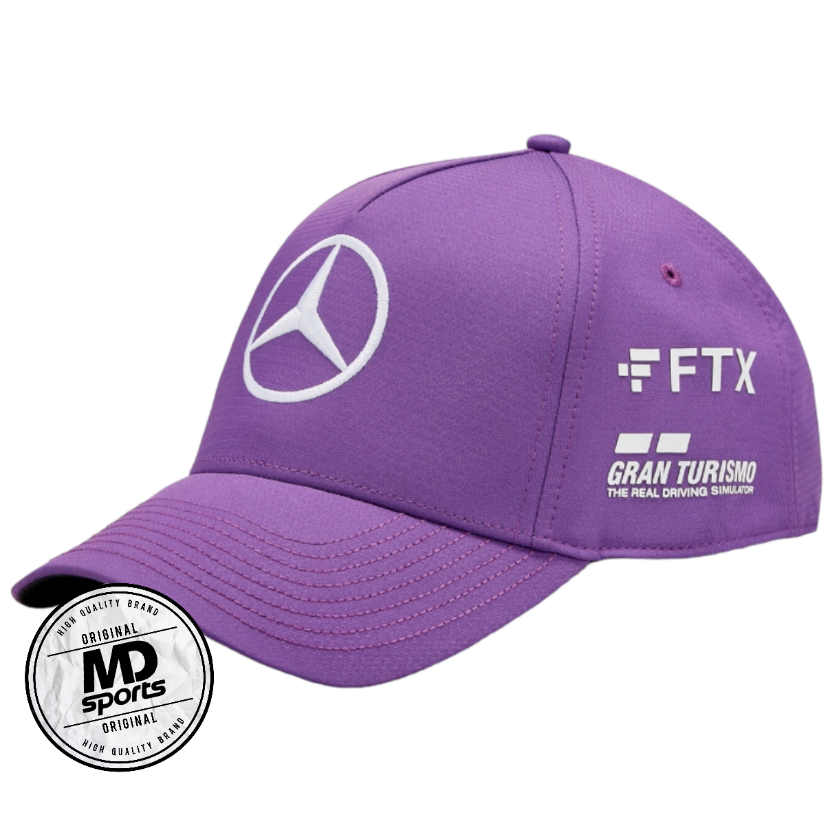 Gorro De Niño Oficial Mercedes F1 2022 Lewis Hamilton Morado