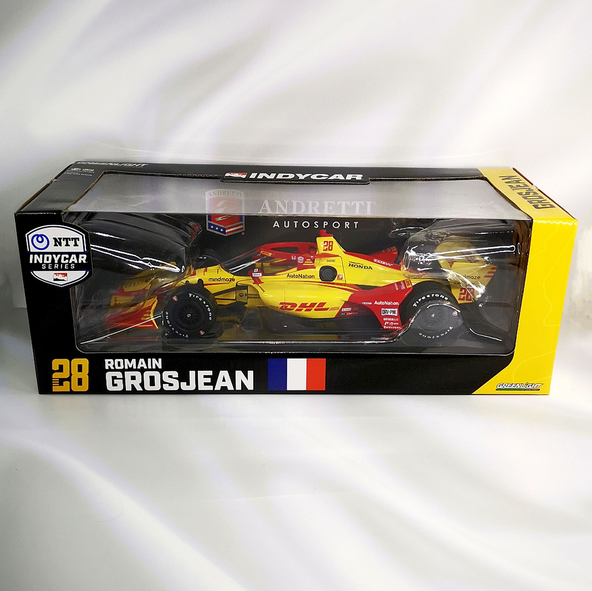 GreenLight Andretti #28 Romain Grosjean 2021 Indy 1:18