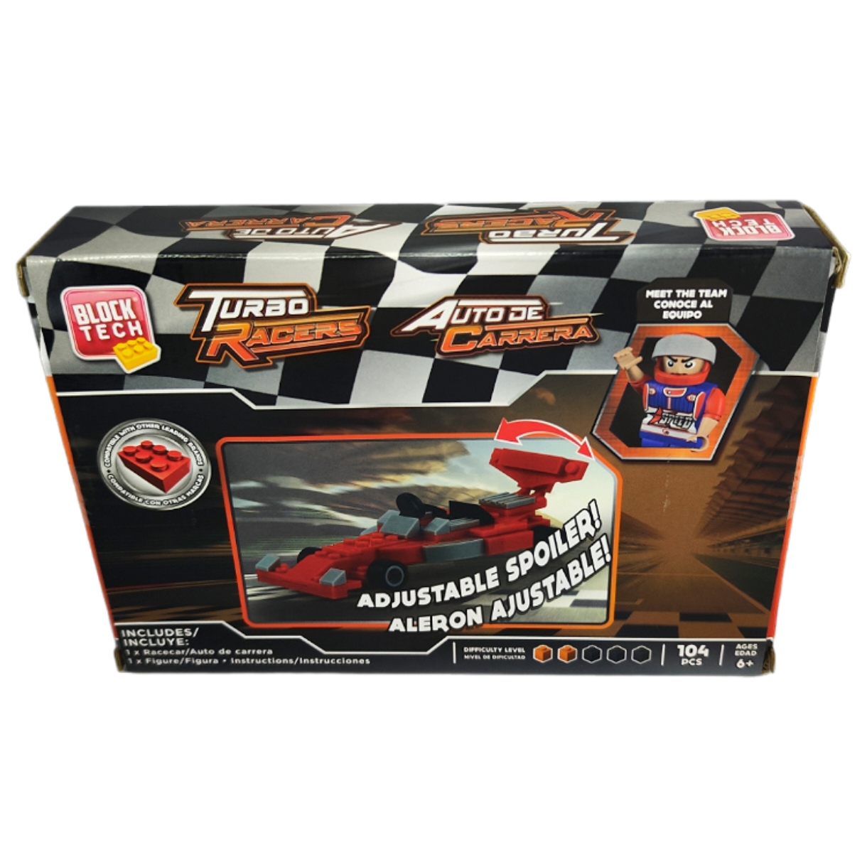 Auto Karting Bloques Armables Puzzle 3d Con Figura