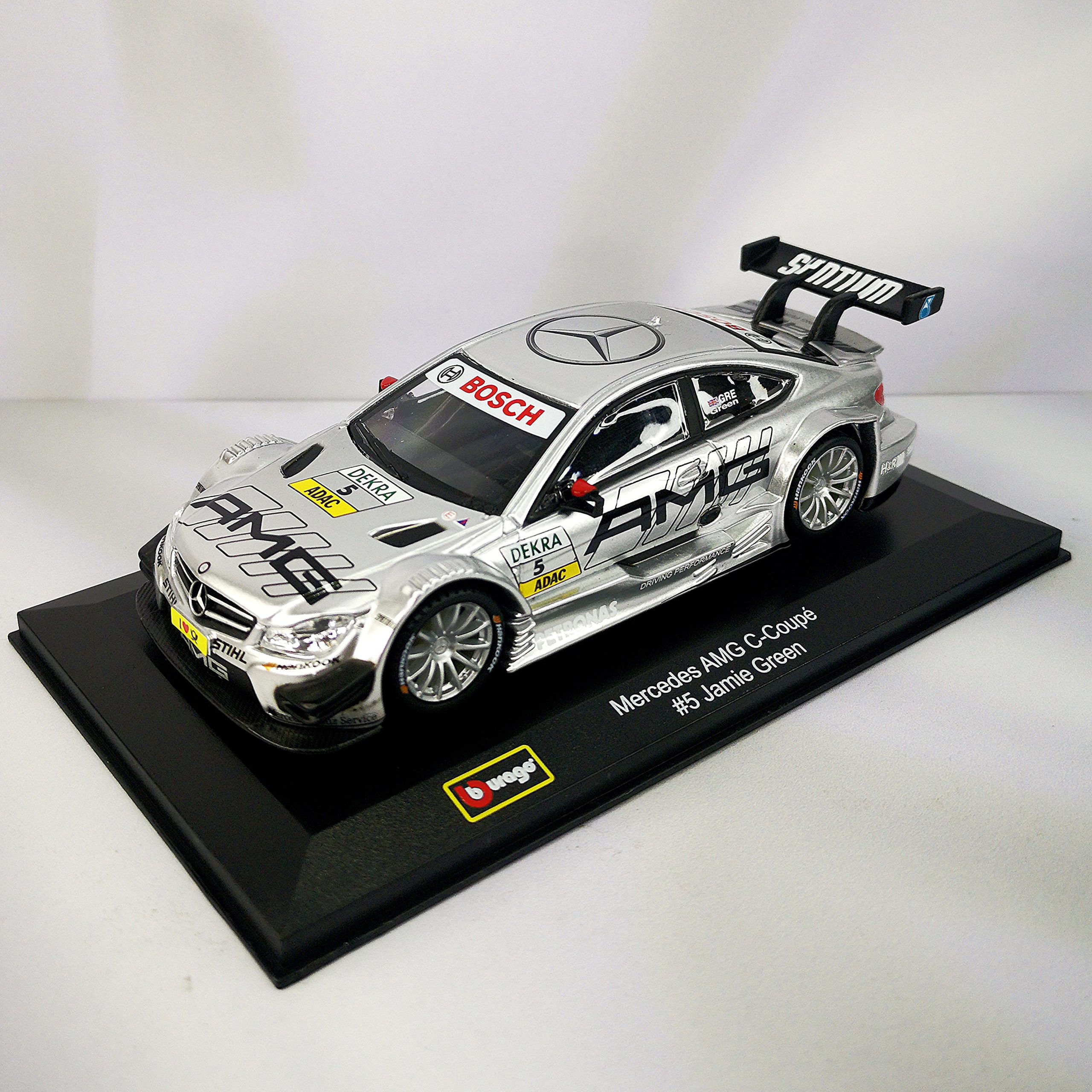 Mercedes AMG C-Coupe DTM 2018 #5 Jamie Green Caja Acrilica Burago 1:32