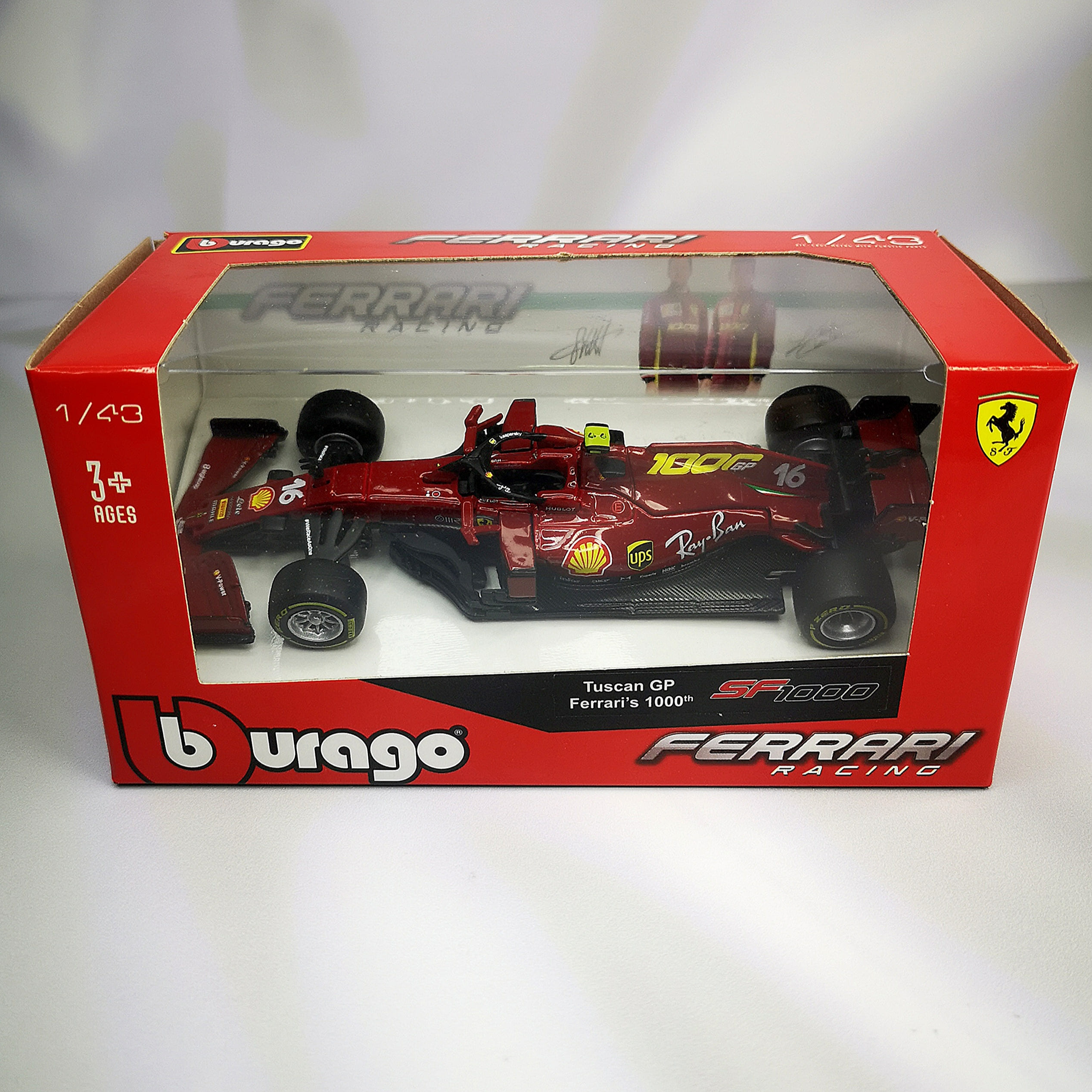 Ferrari SF1000 Special 2020 #16 Charles Leclerc Caja Normal Burago 1:43