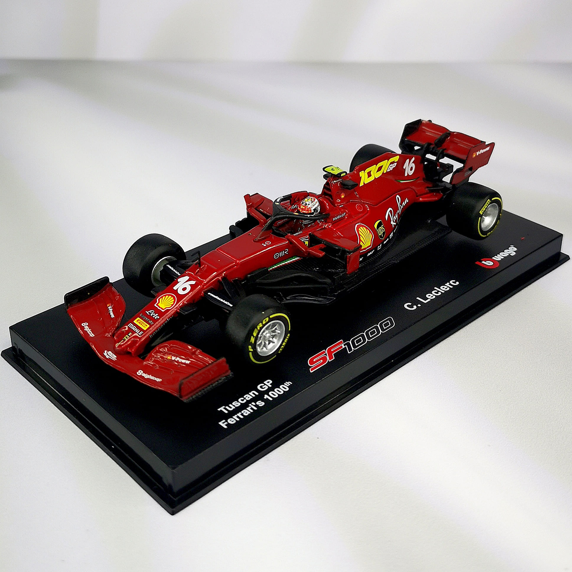 Ferrari SF1000 Special 2020 #16 Charles Leclerc Caja Acrilica Burago 1:43