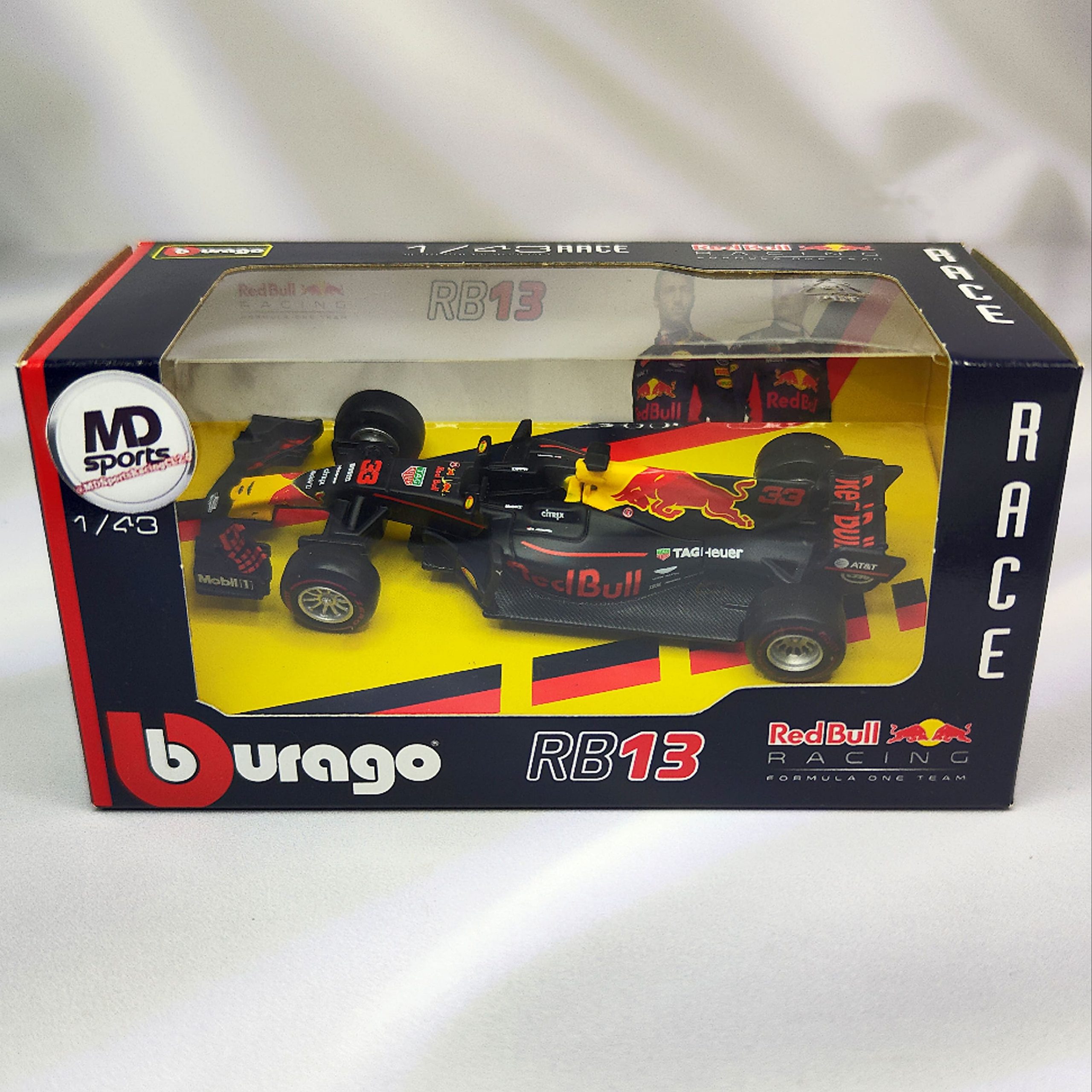 RedBull RB13 2017 #33 Max Verstappen Caja Normal Burago 1:43