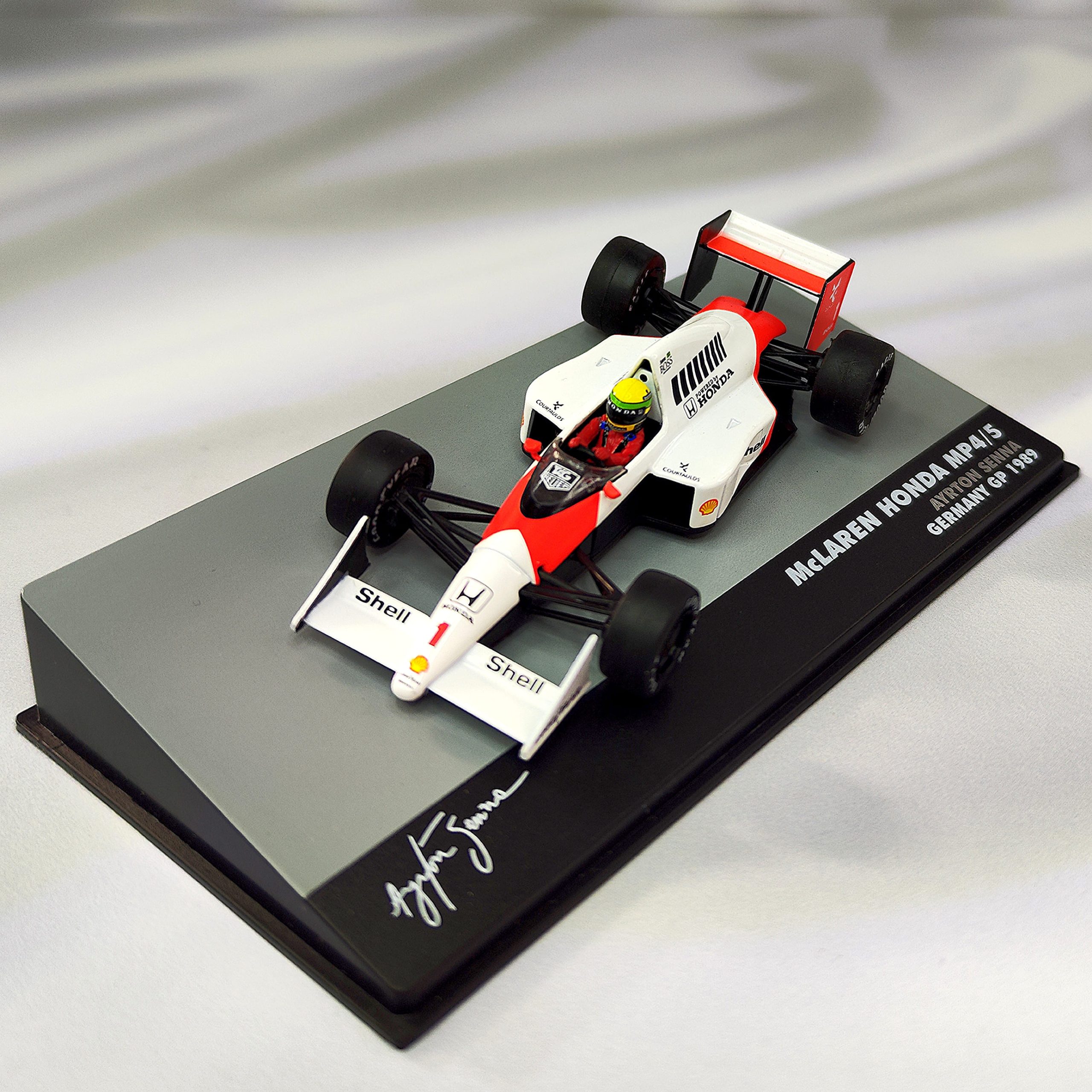 Mclaren MP4/5 1989 #1 Ayrton Senna Caja Acrilica IXO Special 1:43