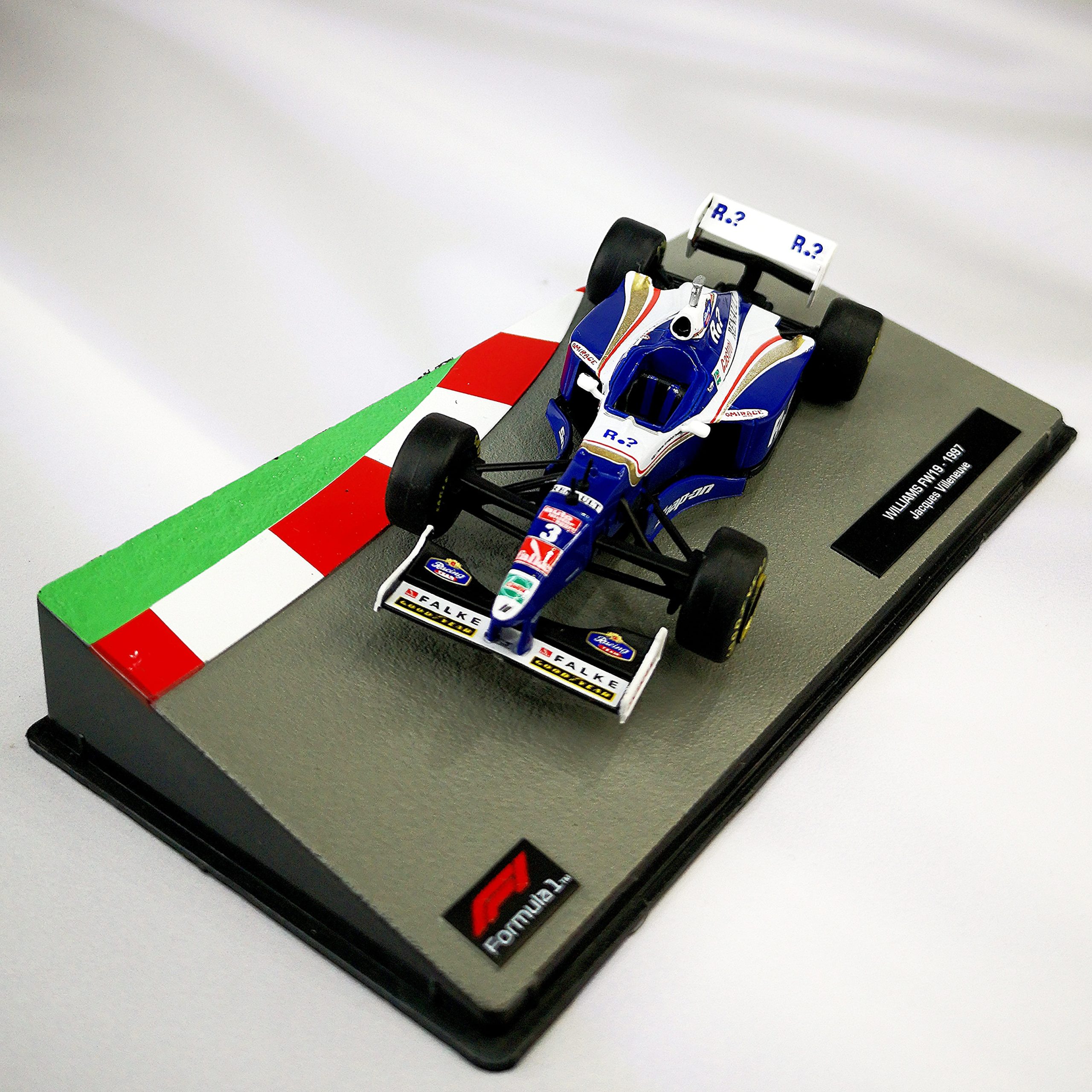 Williams FW19 1997 #3 Jacques Villeneuve Caja Acrilica Altaya 1:43
