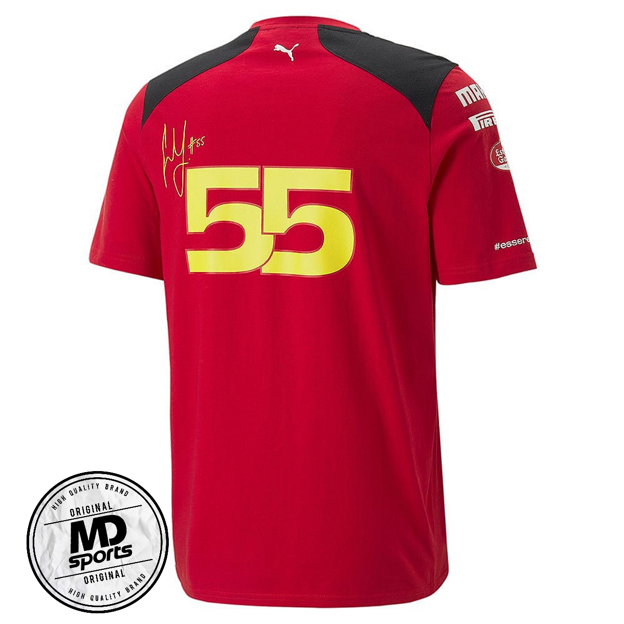 2022, Rojo, Scuderia Ferrari Team Camisa