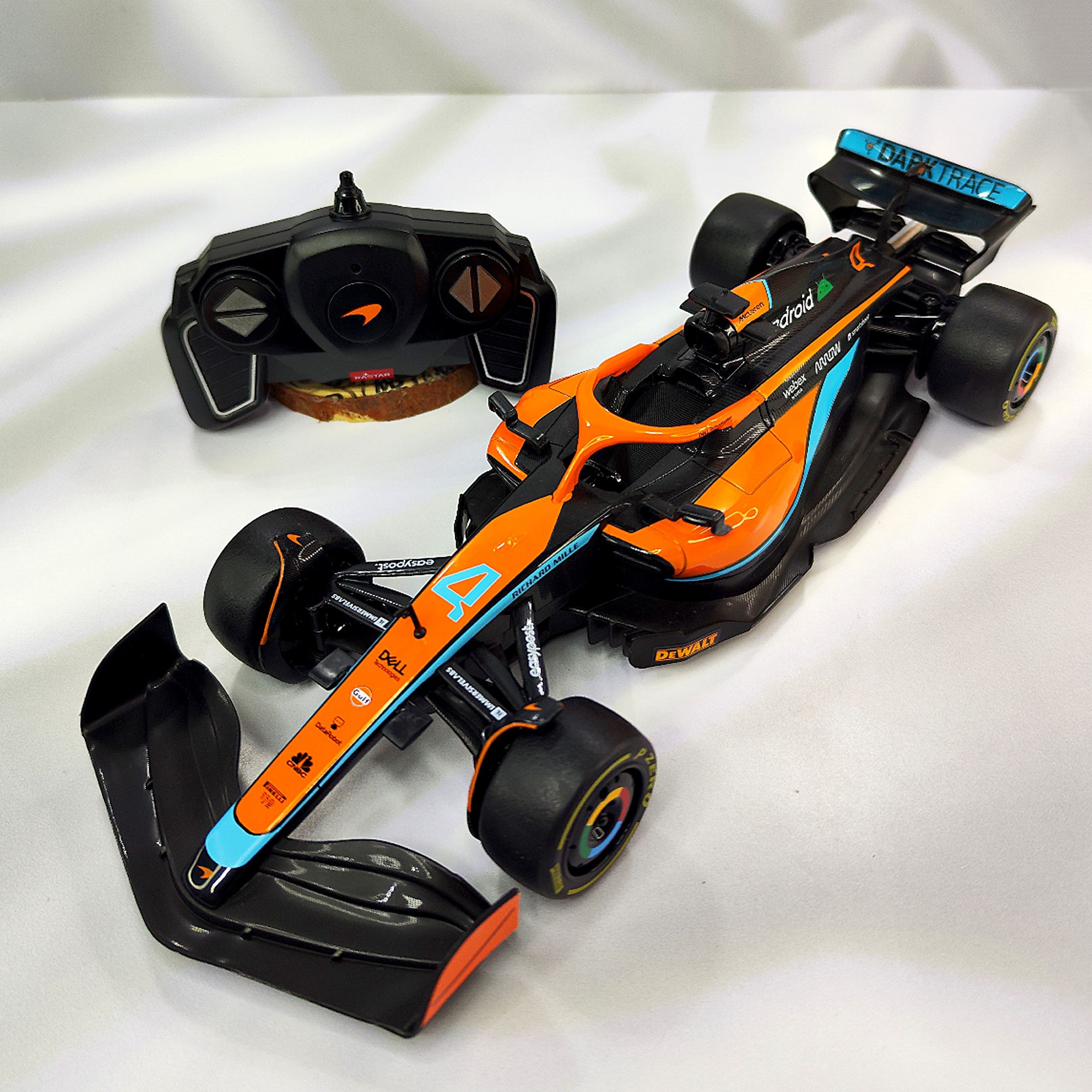 Mclaren MCL36 2022 #4 Lando Norris Rastar 1:18 Control Remoto