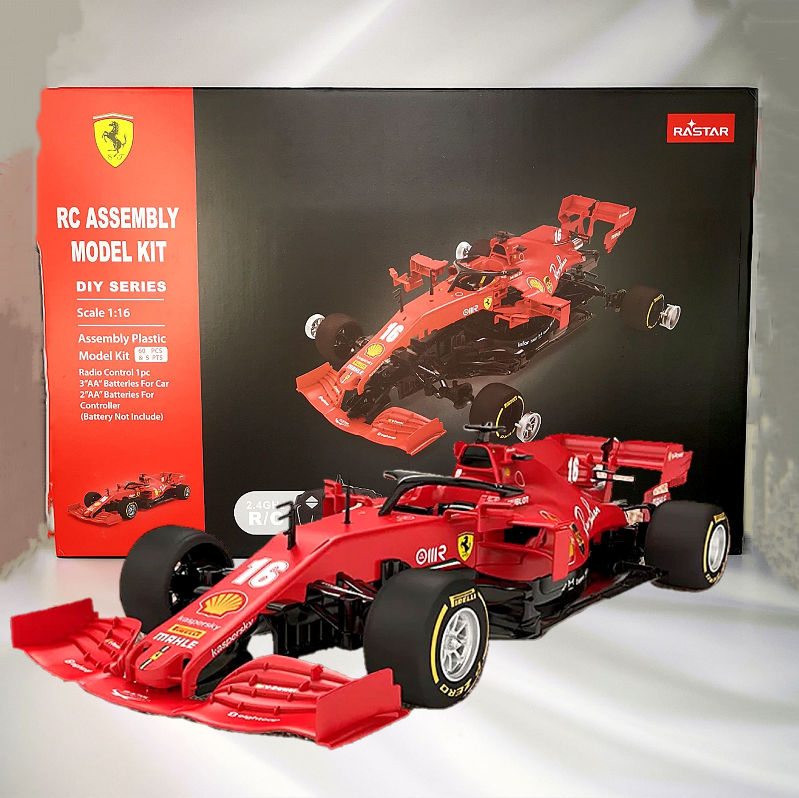 Ferrari SF1000 2020 #16 Charles Leclerc Rastar 1:18 Armable Control Remoto