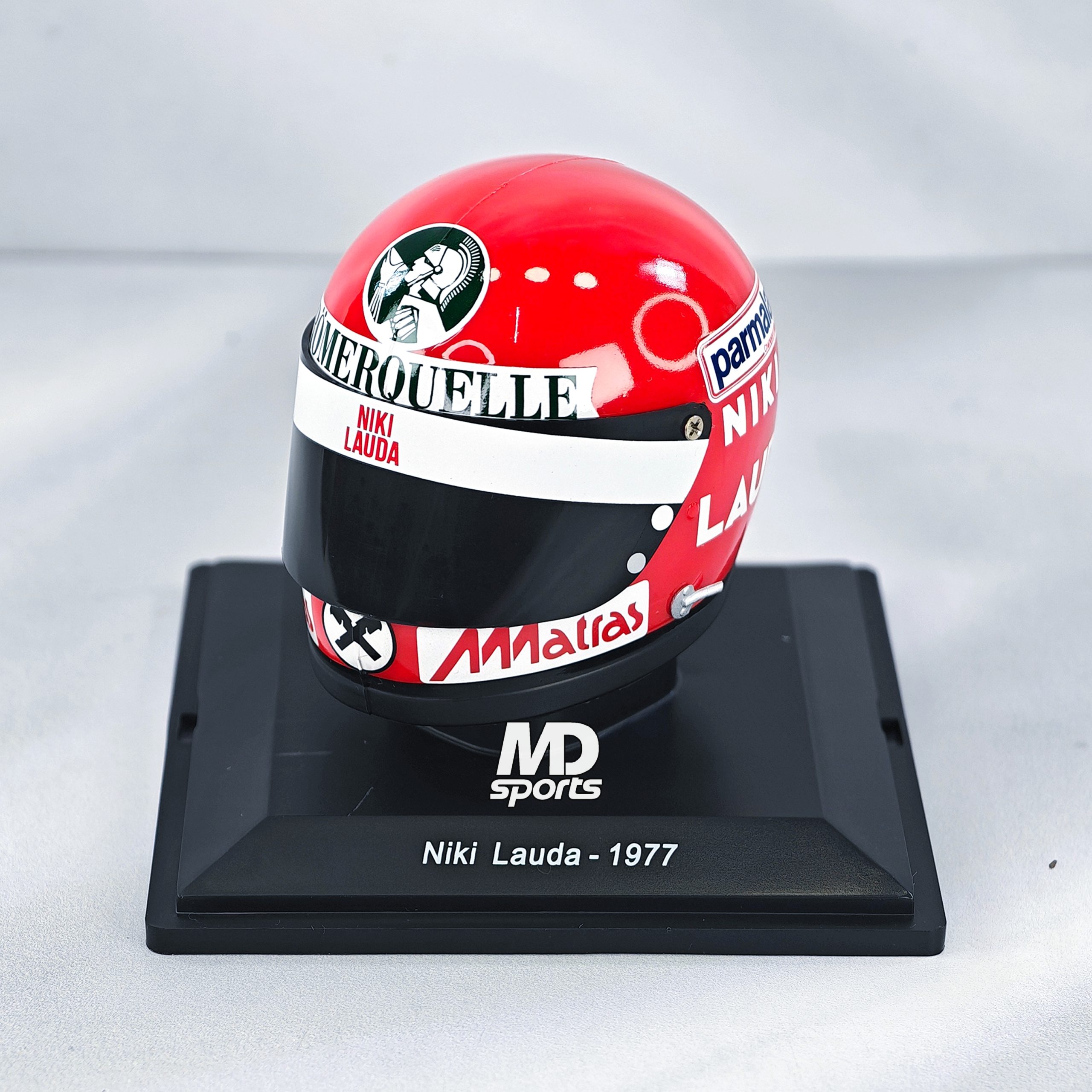 Casco Formula 1 Niki Lauda Ferrari 1977 Spark 1:5