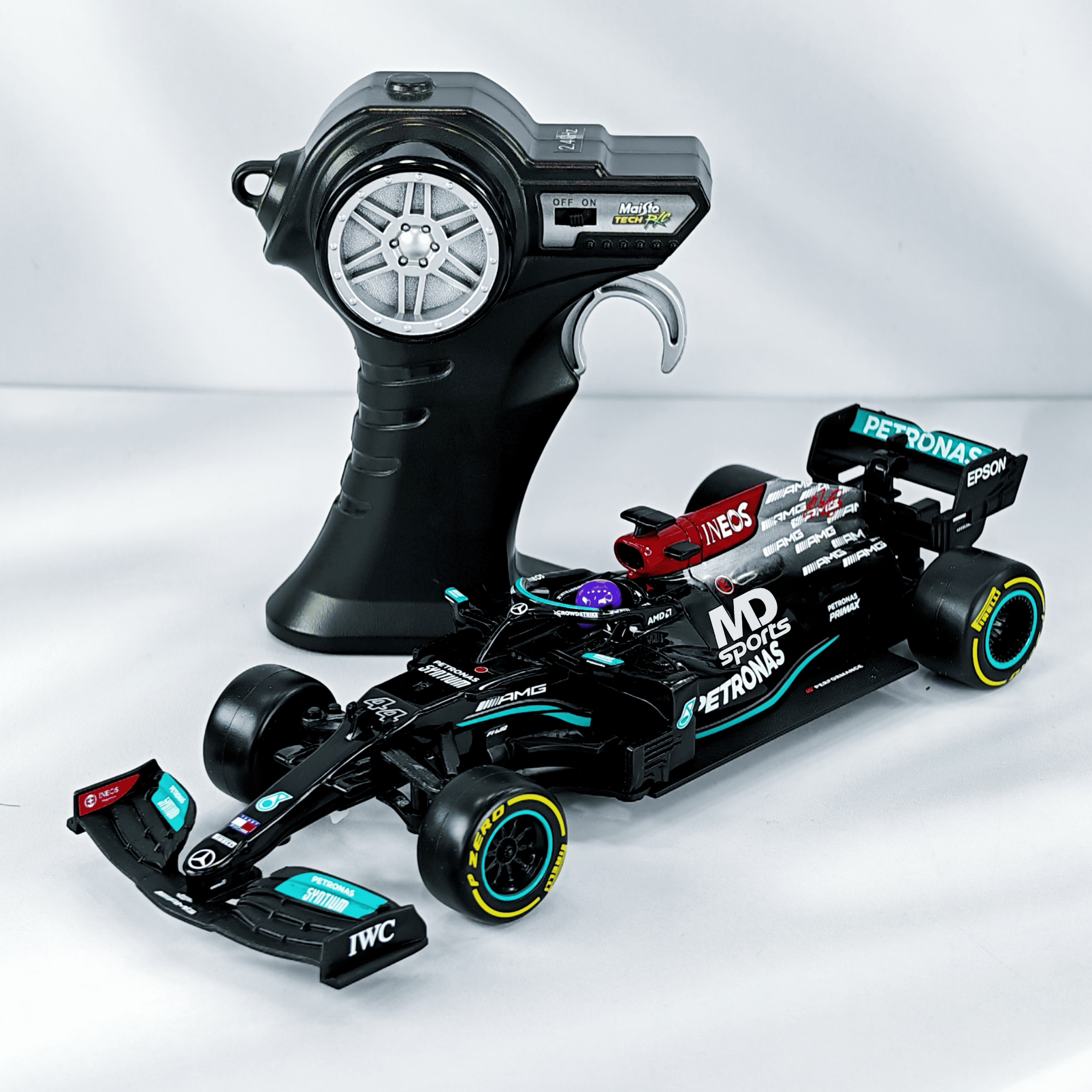 Mercedes W12 2021 #44 Lewis Hamilton Maisto 1:24 Control Remoto