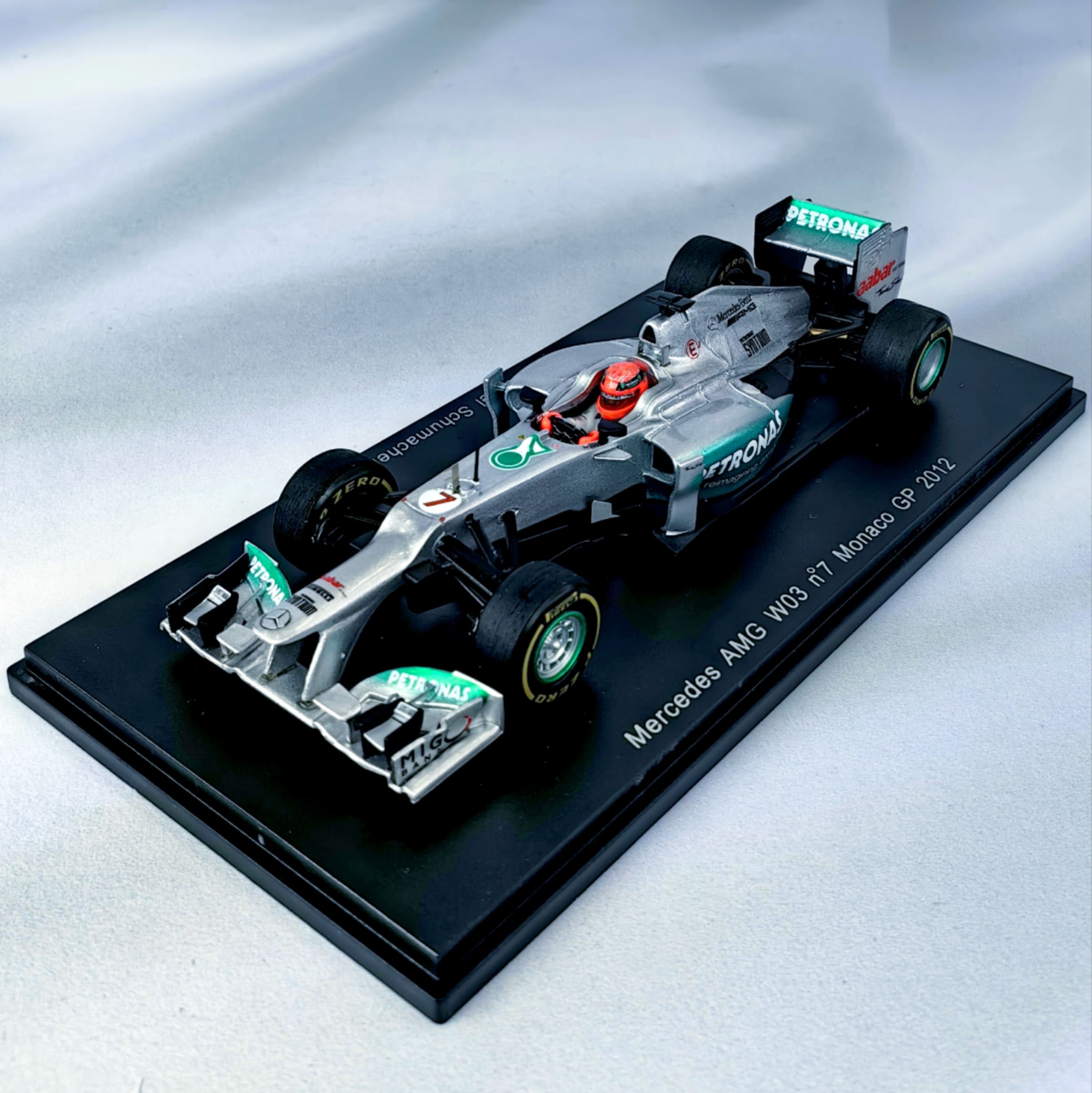 Mercedes W03 2012 #7 Michael Schumacher Spark 1:43