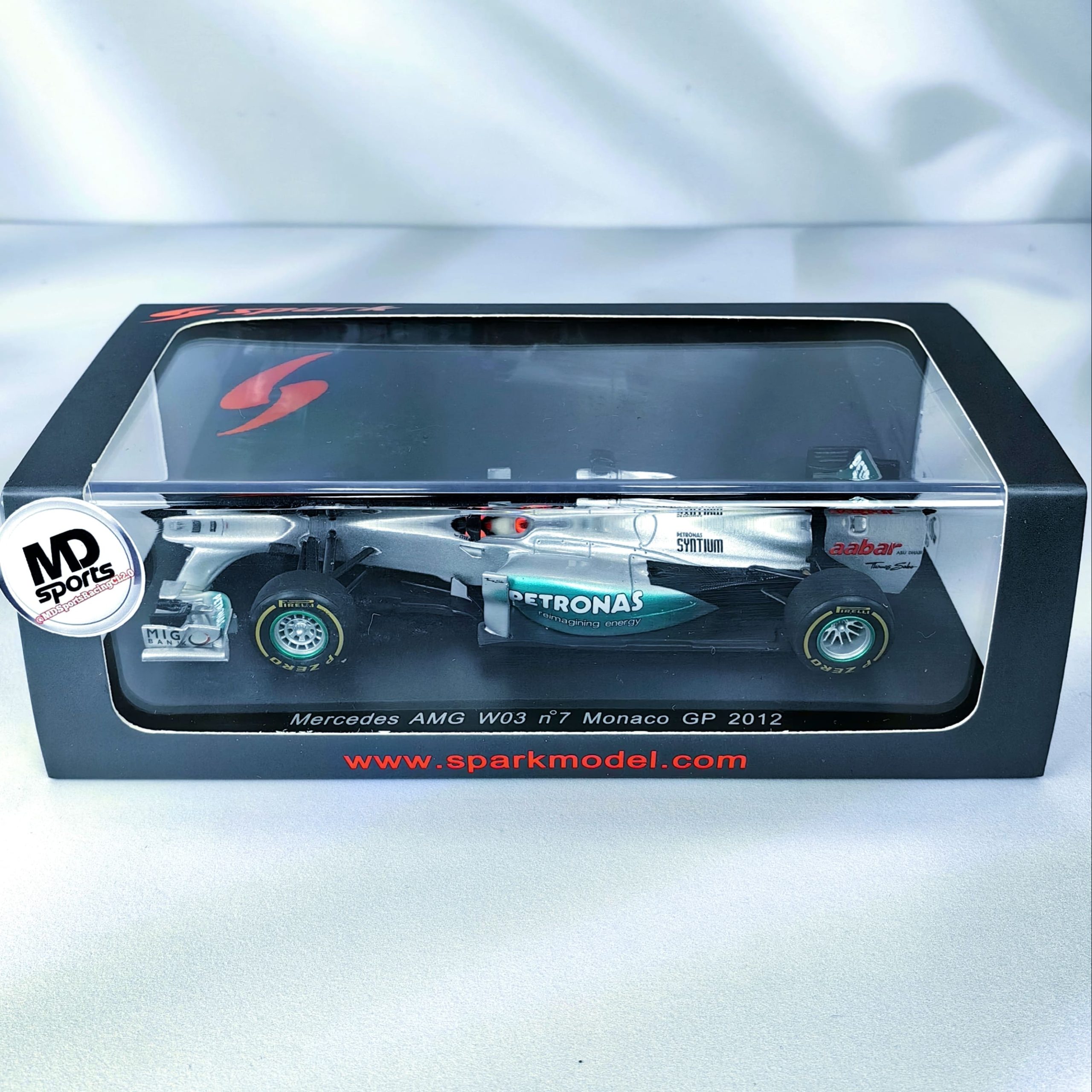 Mercedes W03 2012 #7 Michael Schumacher Spark 1:43