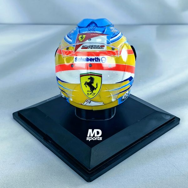 Casco Formula 1 Fernando Alonso Ferrari 2012 Spark 1:5 - Imagen 3