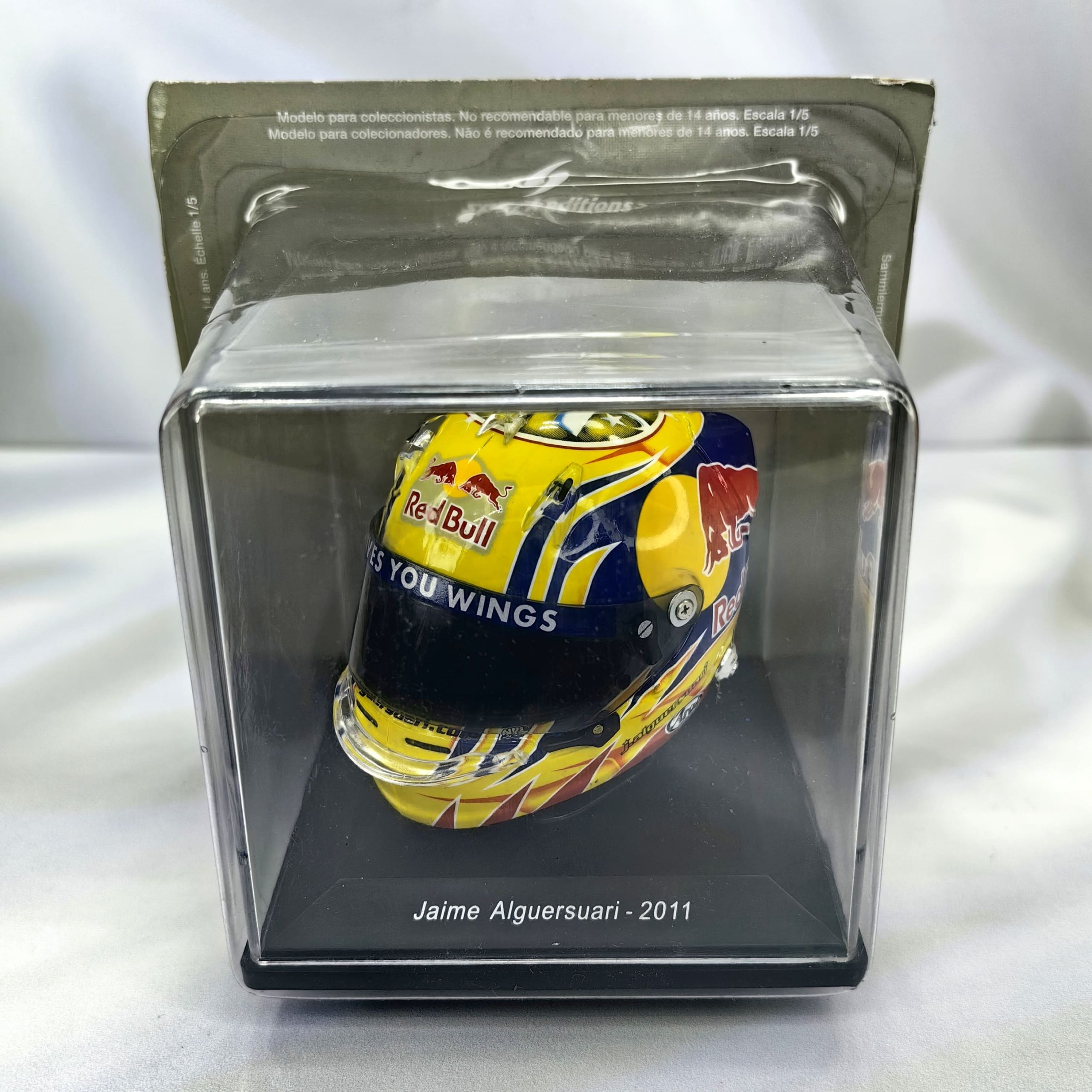 Casco Formula 1 Jaime Alguersuari Toro Rosso 2011 Spark 1:5