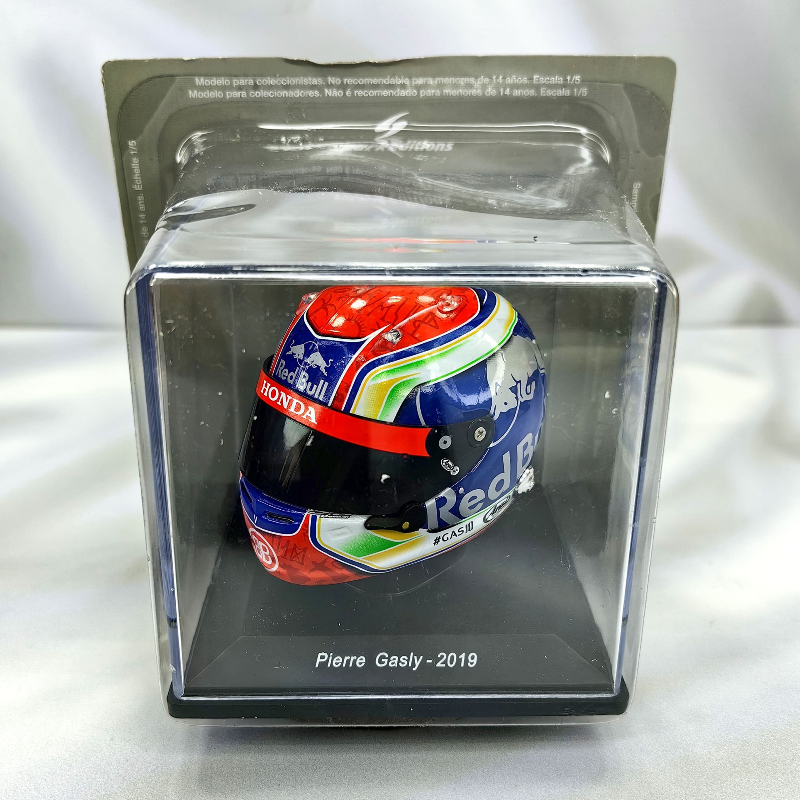 Casco Formula 1 Pierre Gasly 2019 RedBull 2019 Spark 1:5