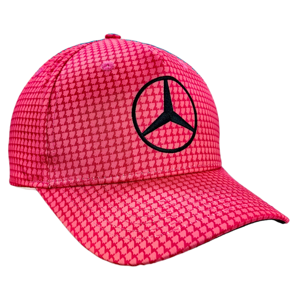 Gorro Mercedes Lewis Hamilton 2023 Rosa Electrico