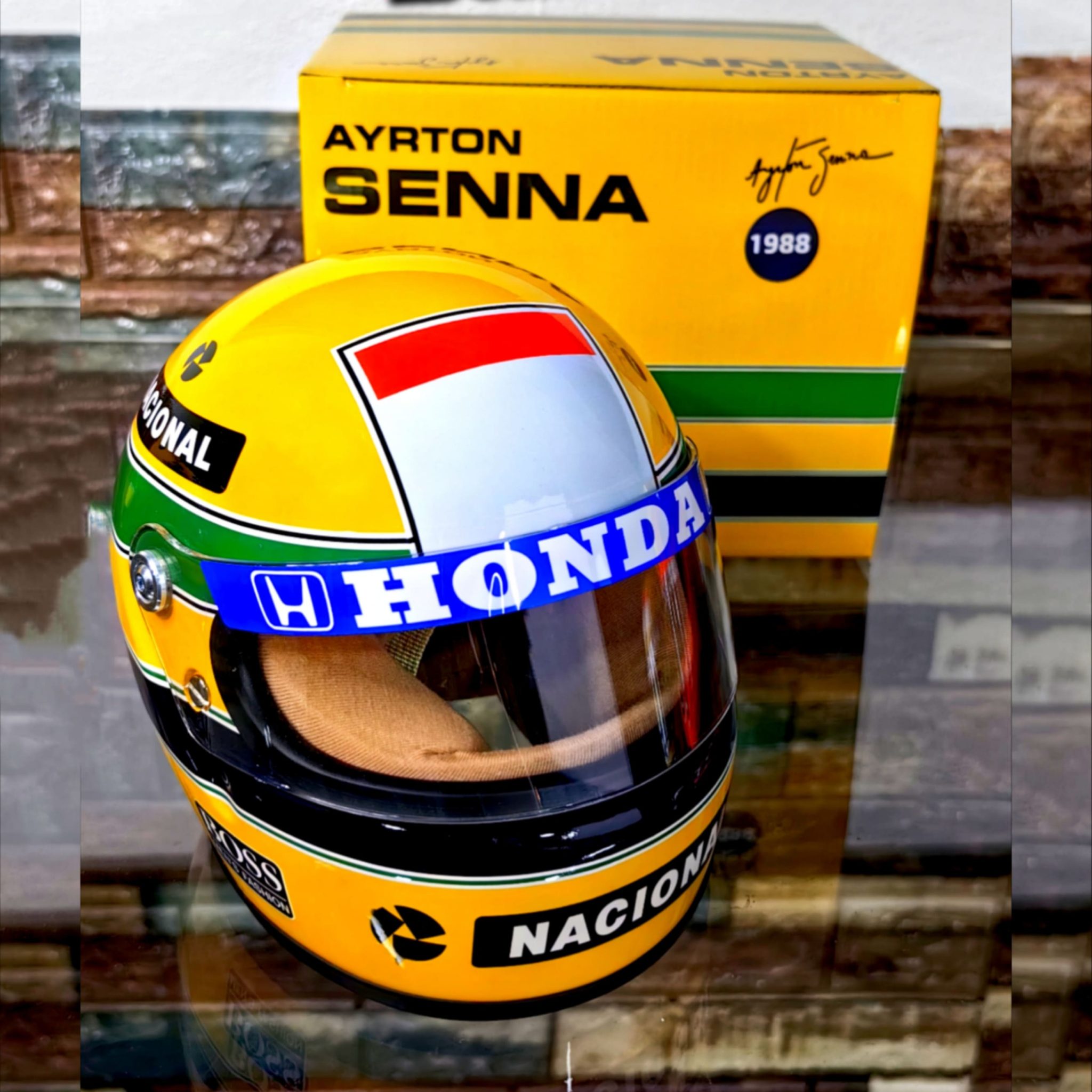 Casco Formula Ayrton Senna Mclaren Coleccion Tienda F Md