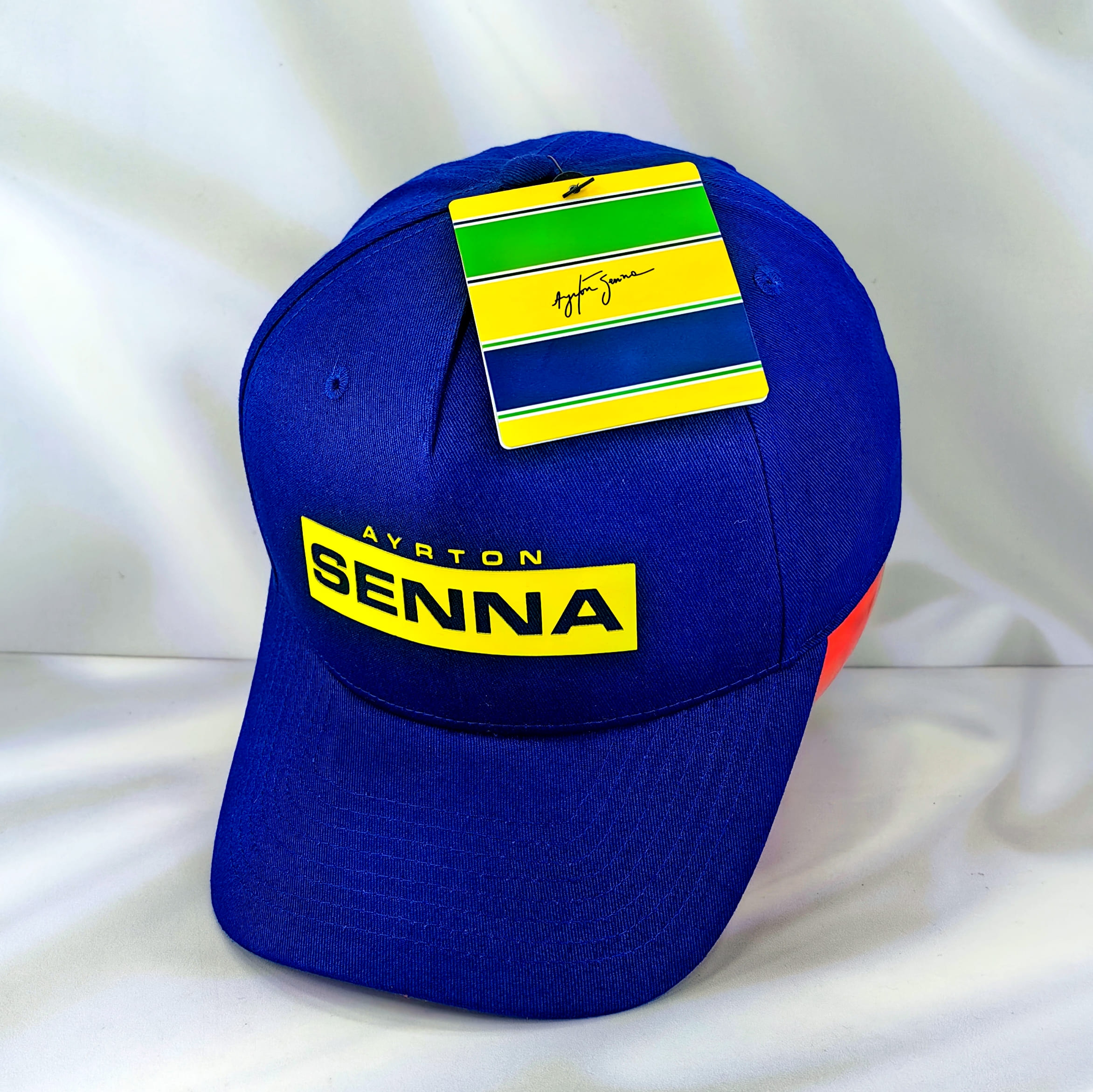 Gorro Jockey Oficial Ayrton Senna Colección Basic Azul