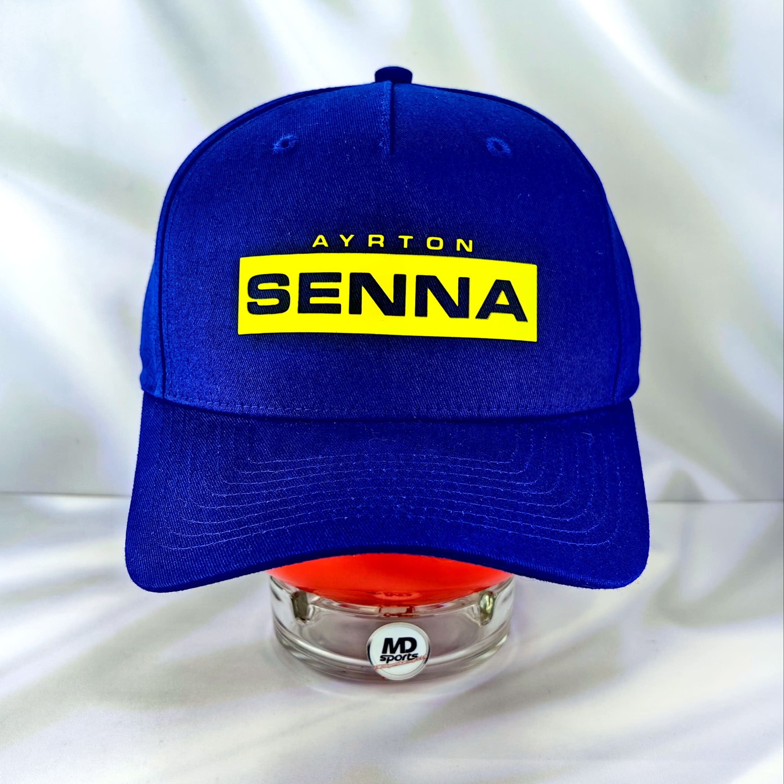 Gorro Jockey Oficial Ayrton Senna Colección Basic Azul