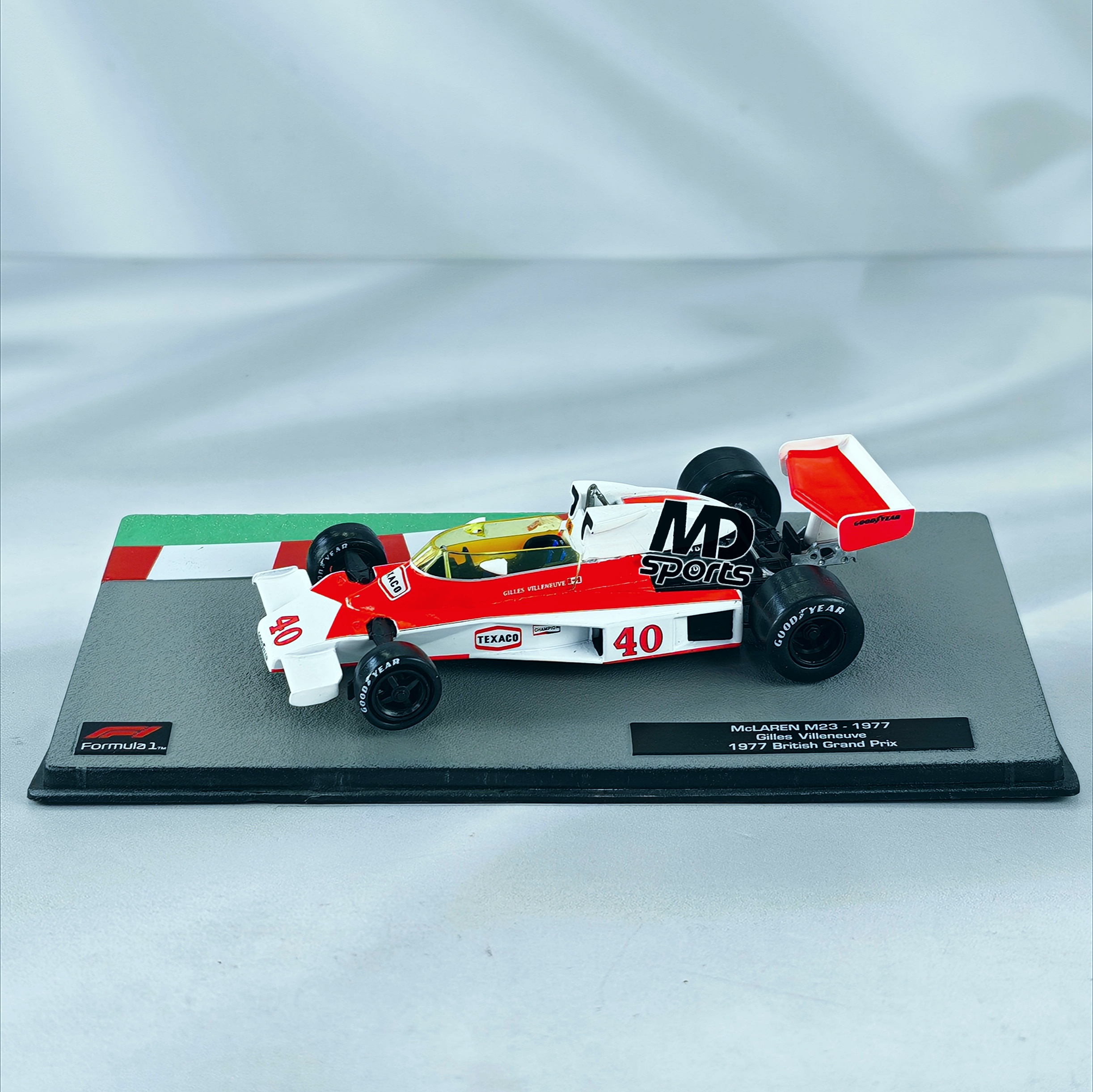 Mclaren M23 1977 #40 Gilles Villeneuve Caja Acrilica IXO 1:43 - Imagen 3