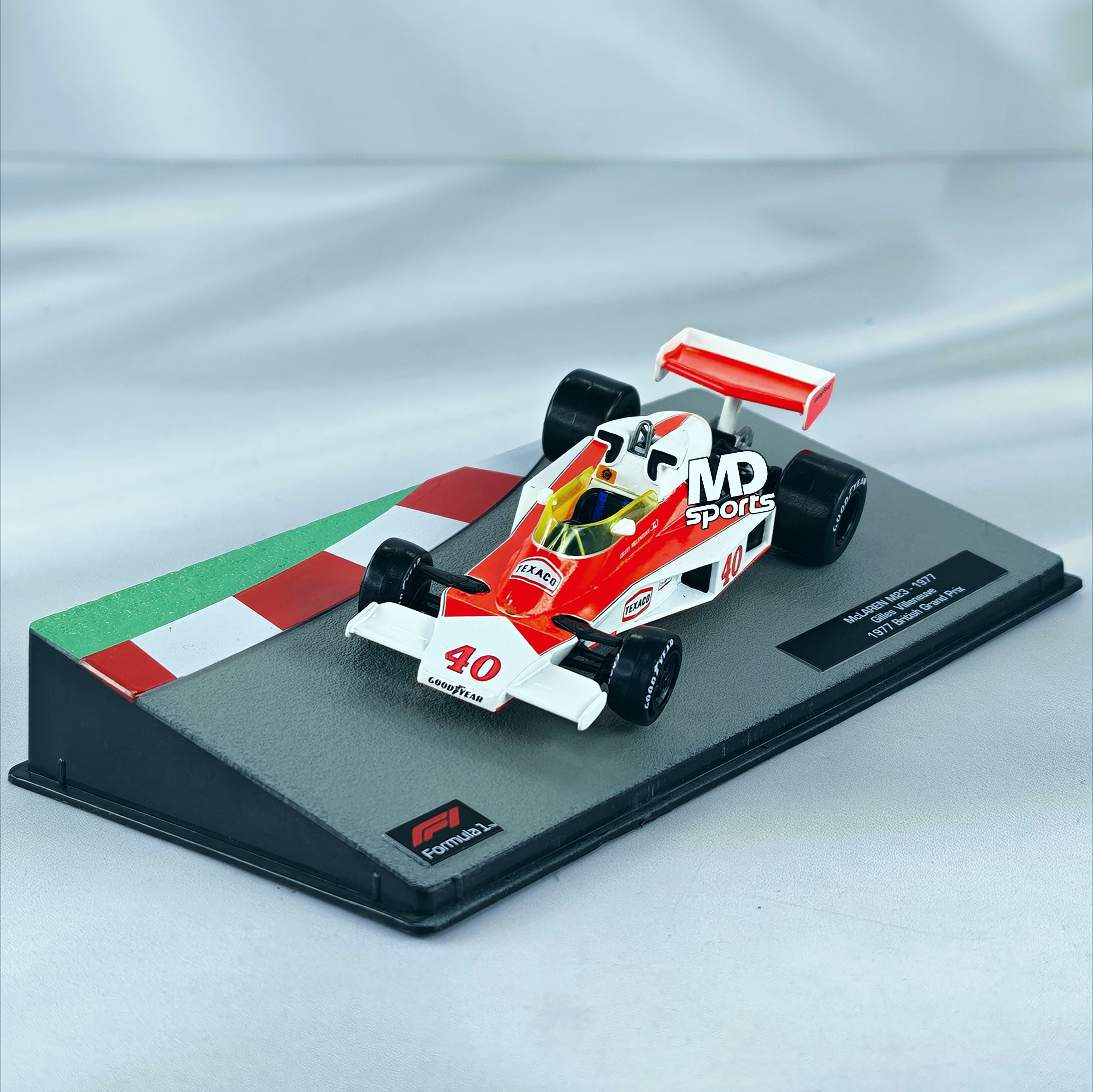 Mclaren M23 1977 #40 Gilles Villeneuve Caja Acrilica IXO 1:43 - Imagen 4
