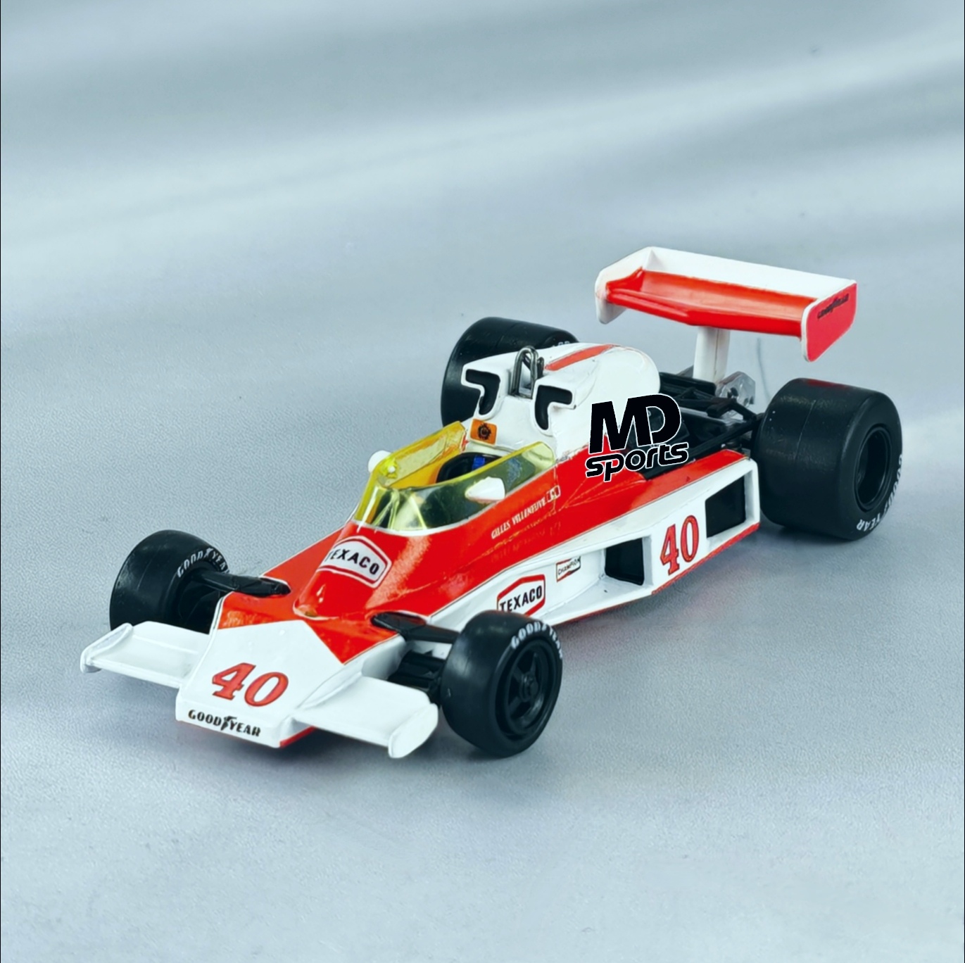 Mclaren M23 1977 #40 Gilles Villeneuve Caja Acrilica IXO 1:43