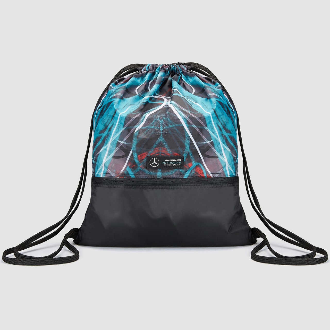 Bolso Backpack Oficial Mercedes AMG 2023 Graphics Pull Negro