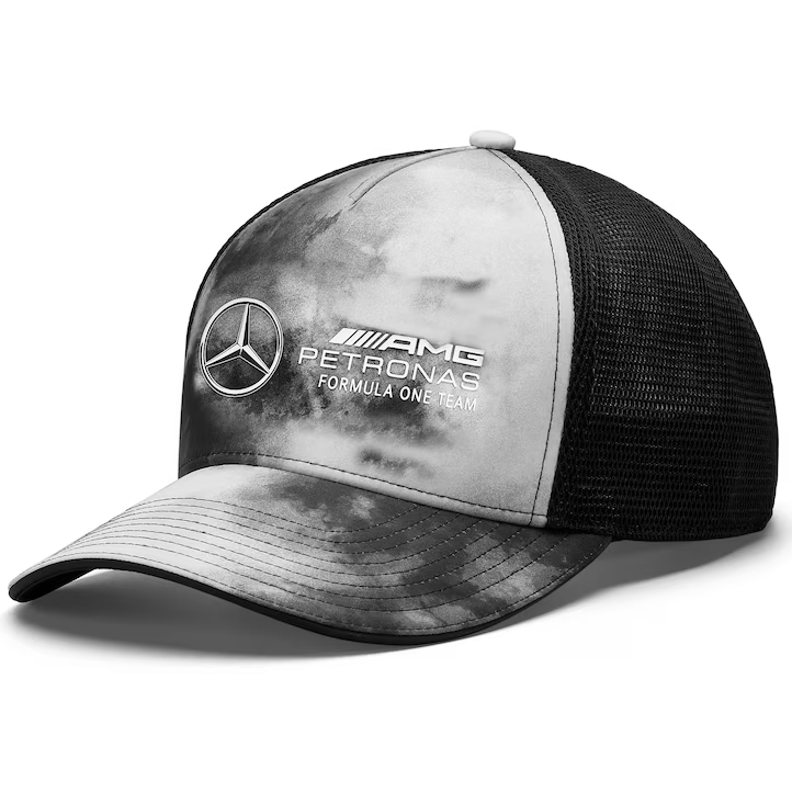 Gorro Jockey Oficial Mercedes AMG F1 2023 Fan Version Con Malla