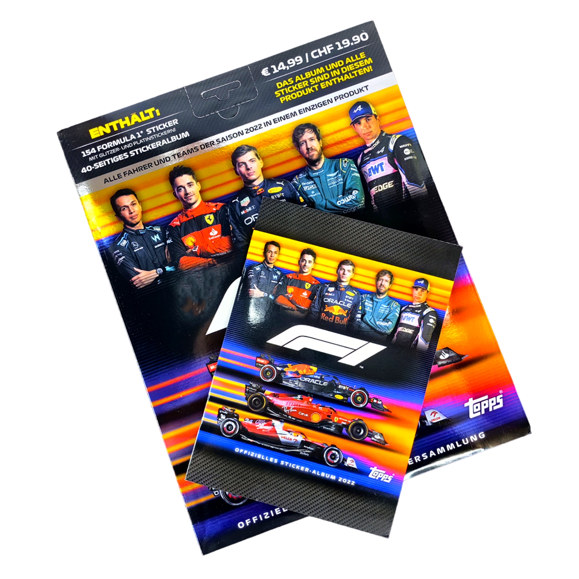 Album TOPPS Formula 1 Temporada 2022 Completo a Pegar (Vers. Alemana)