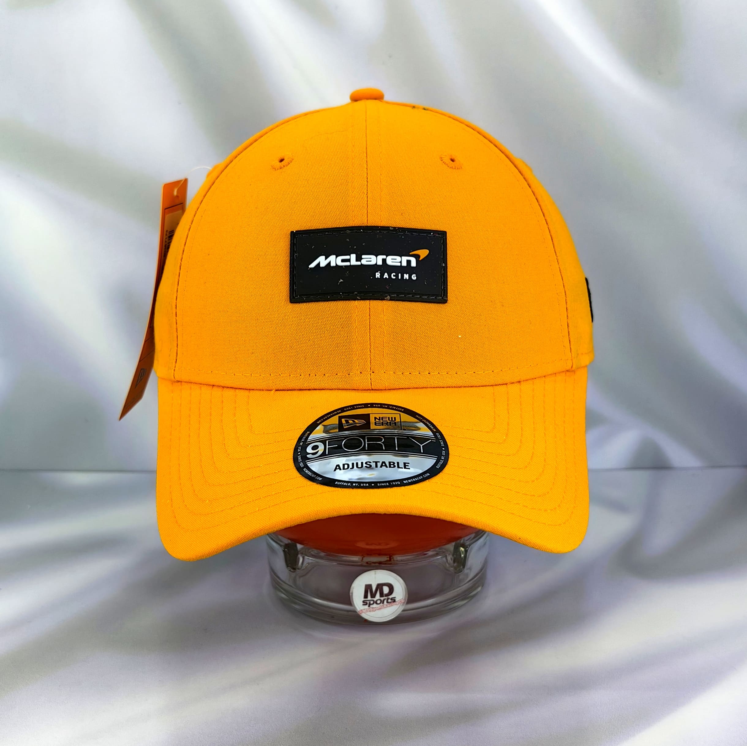 Gorro Oficial NEW ERA Mclaren F1 Team Modelo Repreve 2023 Naranjo