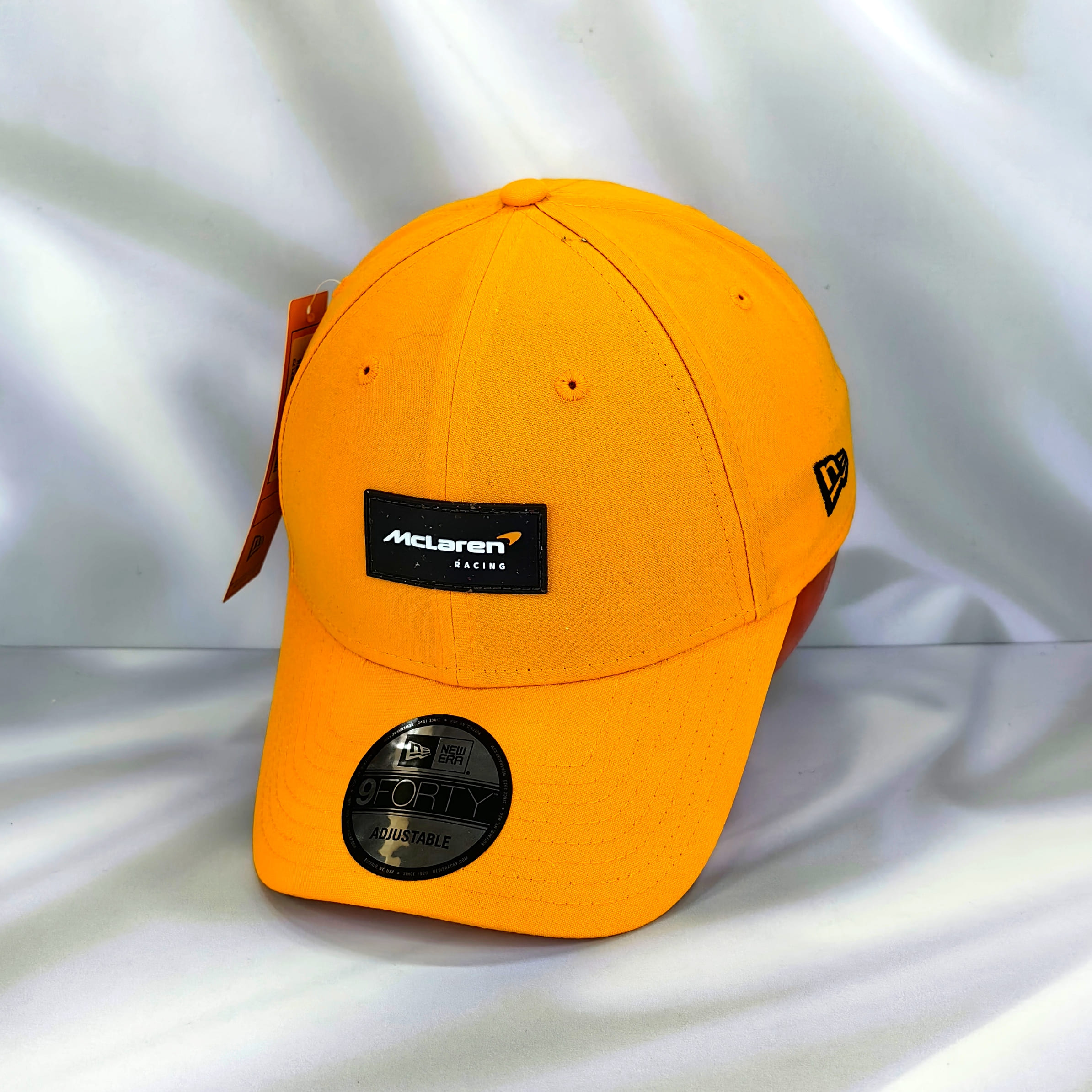 Gorro Oficial NEW ERA Mclaren F1 Team Modelo Repreve 2023 Naranjo