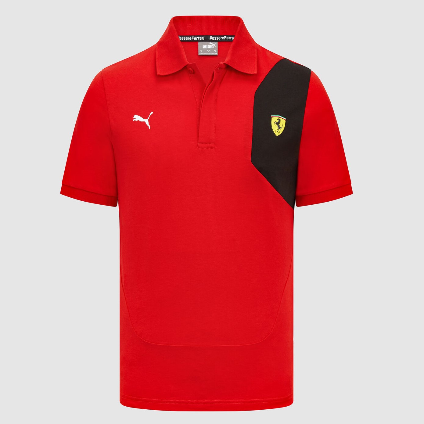 Polera PUMA Polo Classic Scuderia Ferrari F1 Oficial 2023 Roja