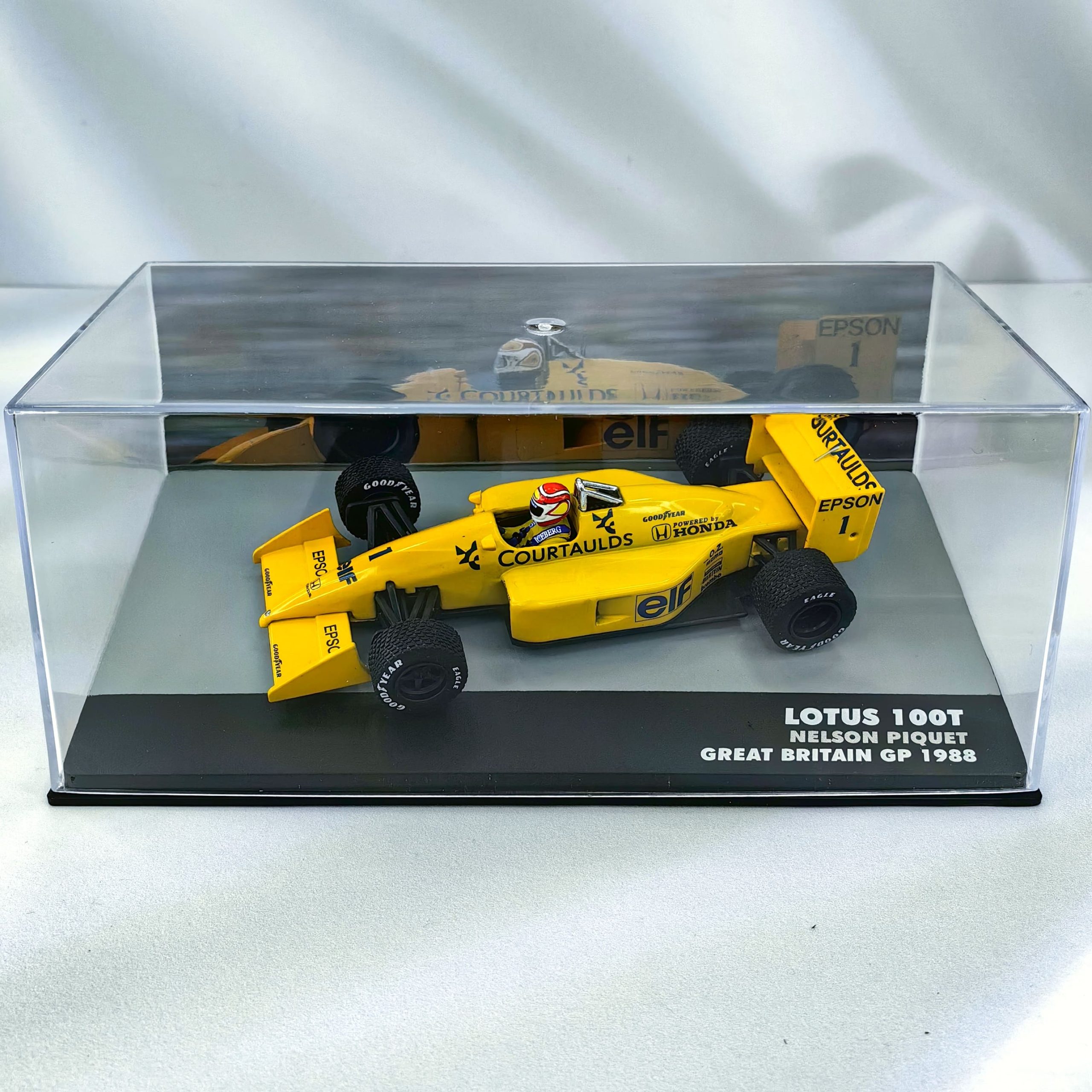 Lotus 100T 1988 #1 Nelson Piquet Caja Acrilica IXO Special 1:43