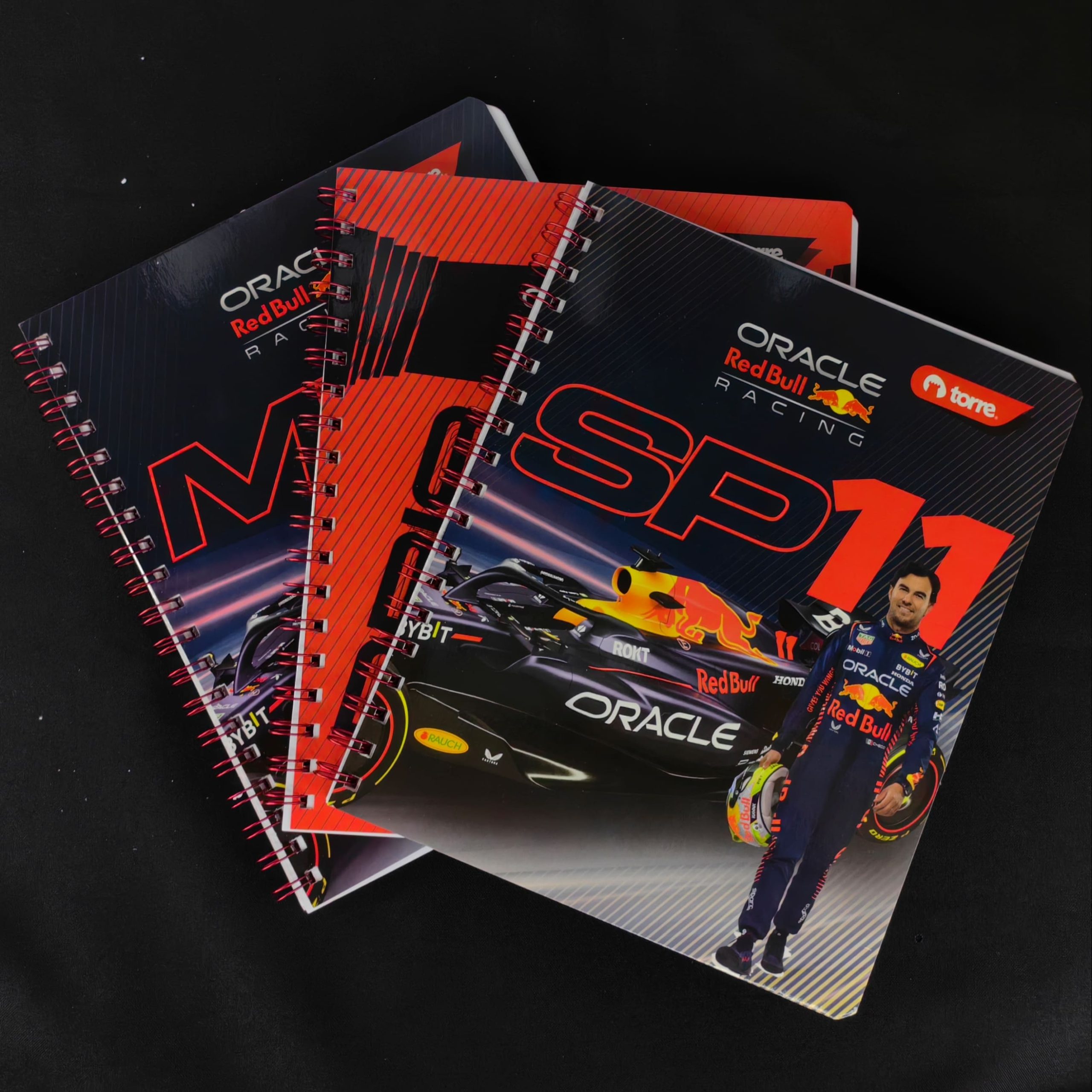 Pack 3 Cuaderno Universitario Torre RedBull Racing 100 hojas