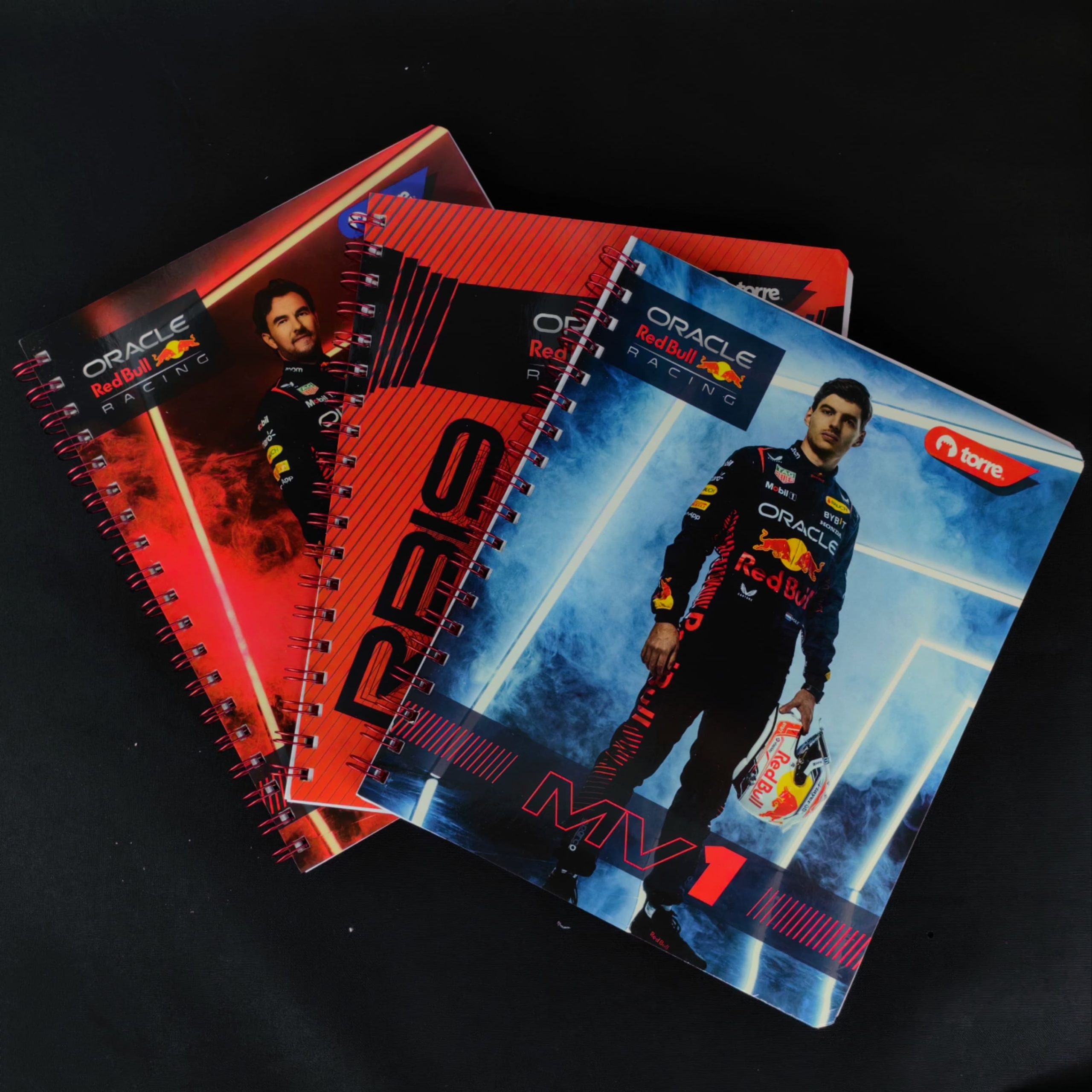 Pack 3 Cuaderno Universitario Torre RedBull Racing 100 hojas