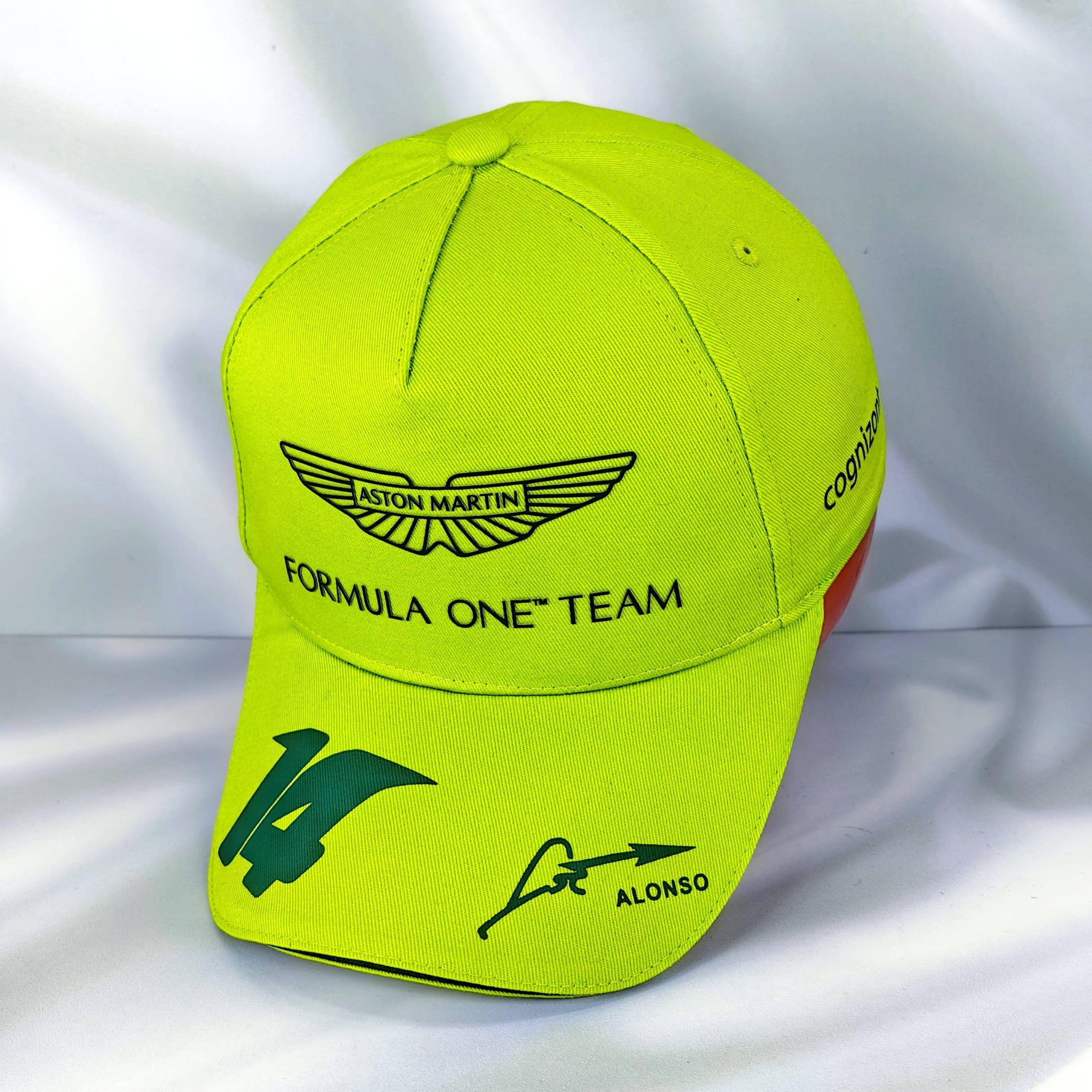 Gorro Aston Martin Fernando Alonso 2023 Verde Fluor