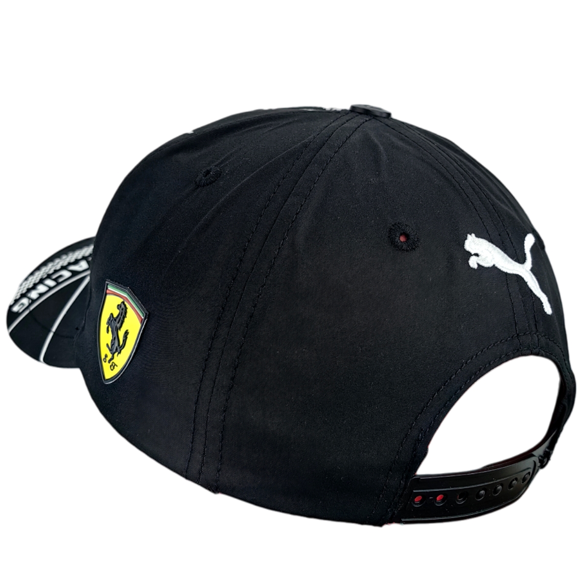 Gorro Scuderia Ferrari Logo SF Modelo Essere Negro