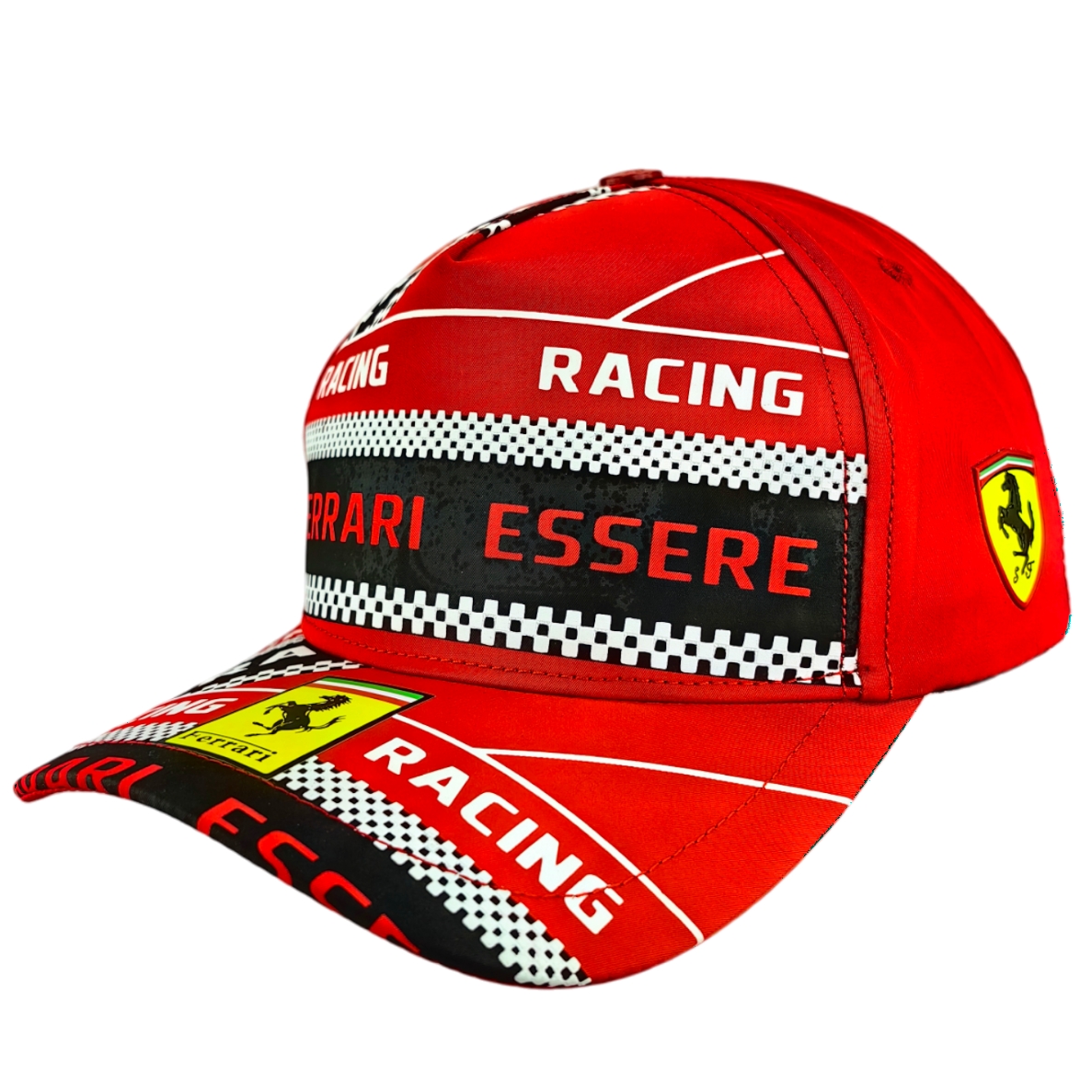 Gorro Scuderia Ferrari Logo SF Modelo Essere Rojo