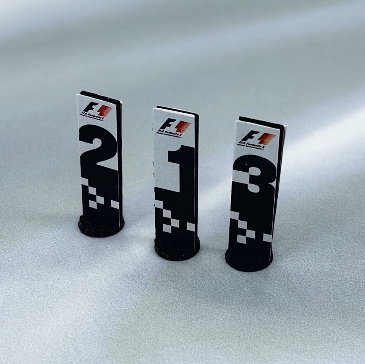 Letrero Podium F1 Escala 1:43