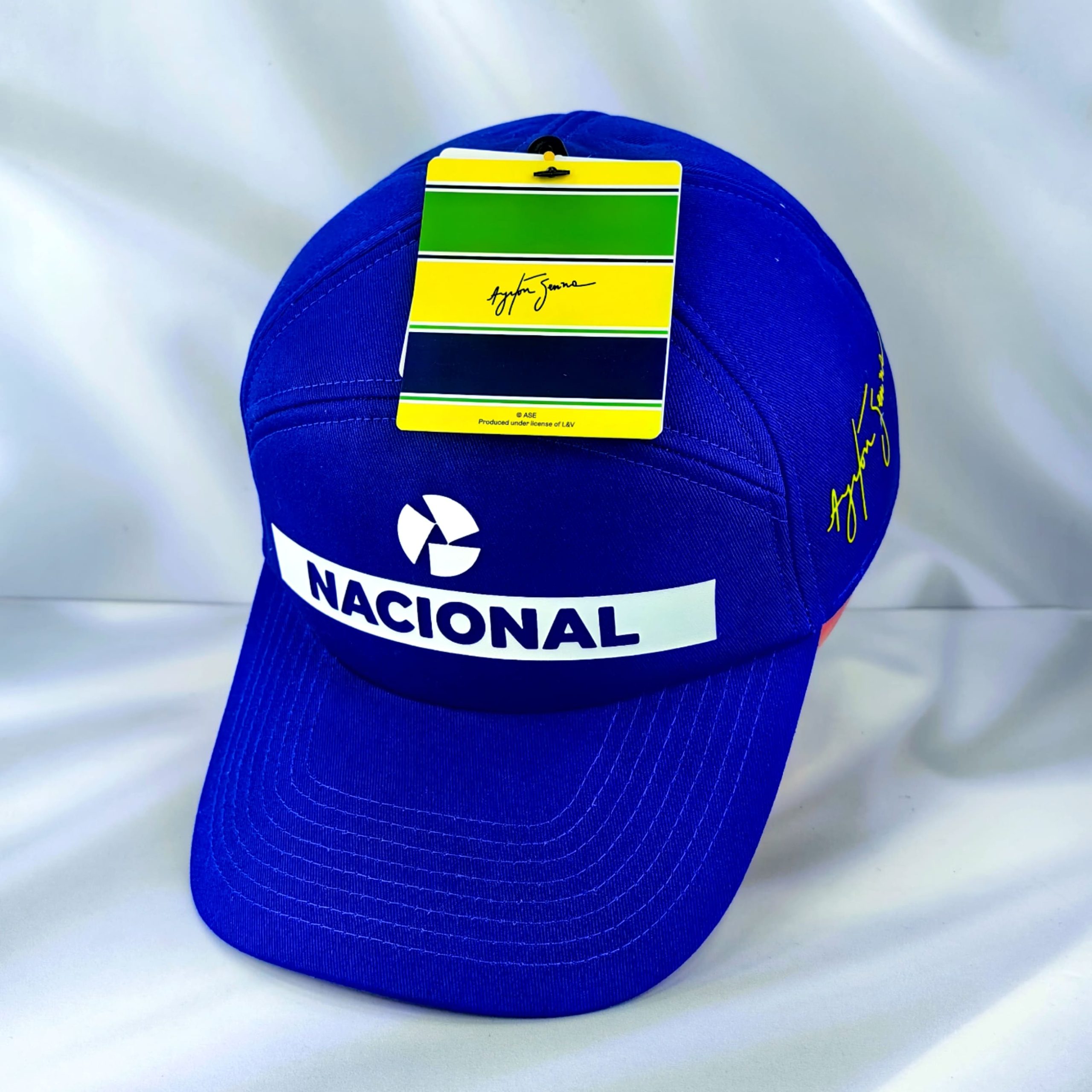 Gorro Jockey Oficial Nacional Alcochado Ayrton Senna Colección Pro