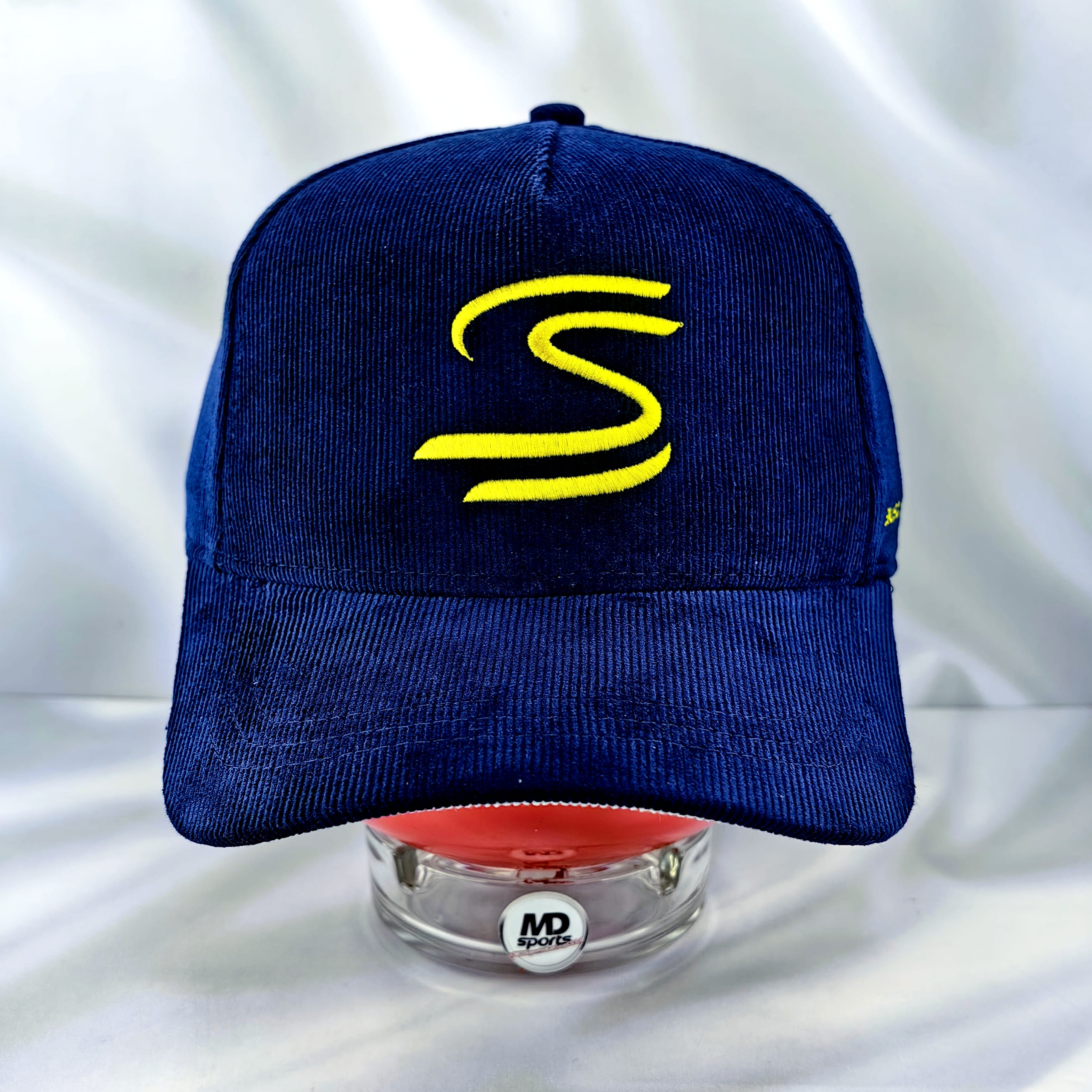 Gorro Jockey Oficial Ayrton Senna Colección Bordados Azul