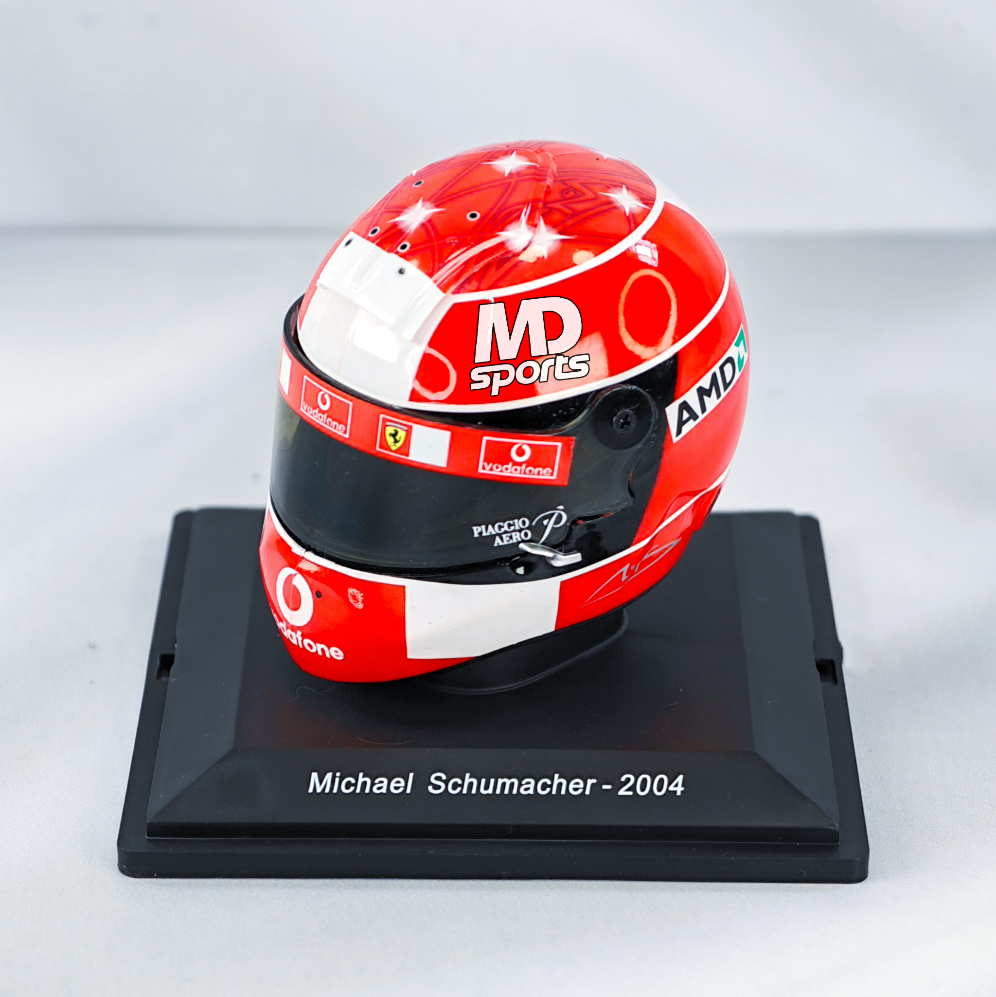 Casco Formula 1 Michael Schumacher Ferrari 2004 Spark 1:5
