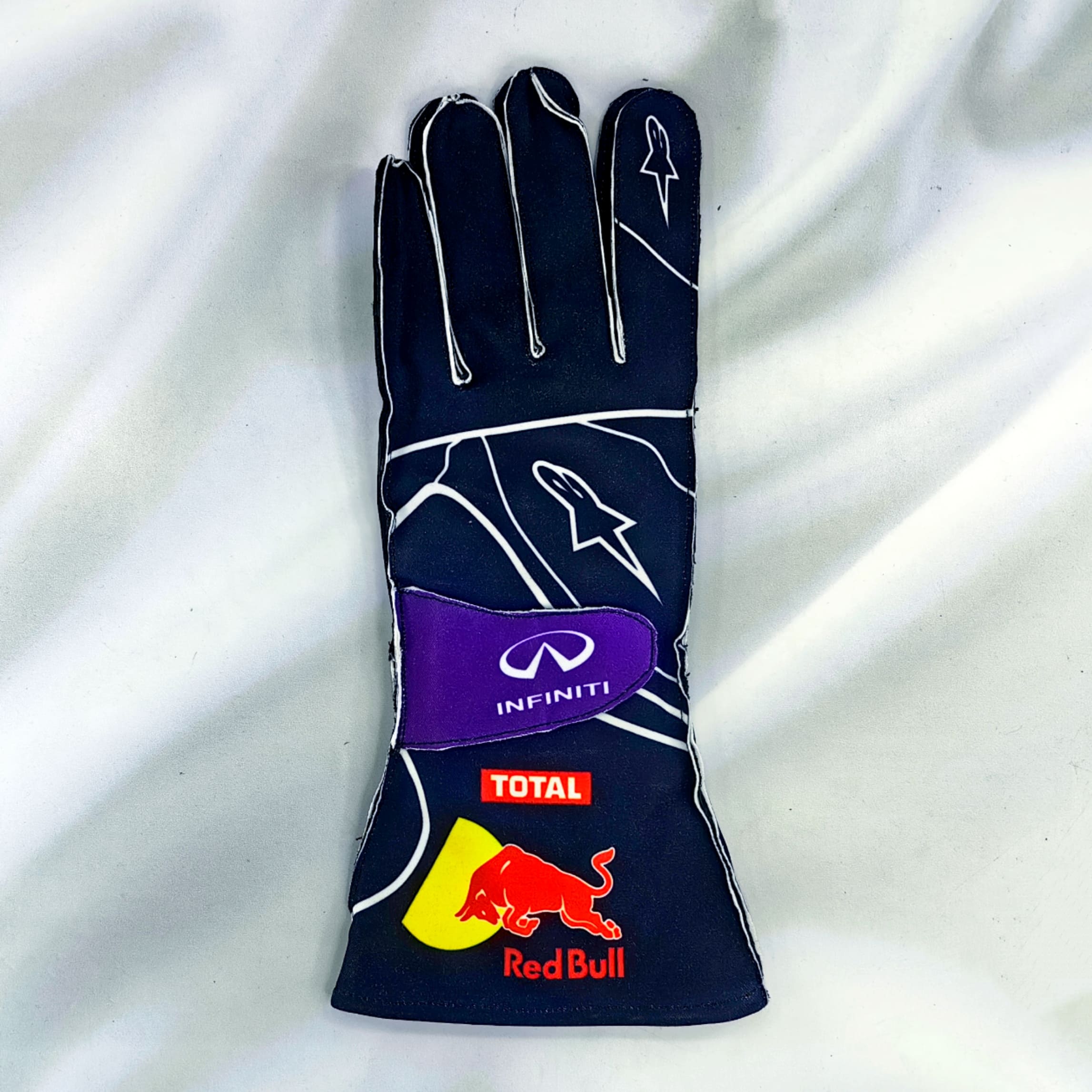 Guante de Competición RedBull Racing Modelo Alpinestar Azul