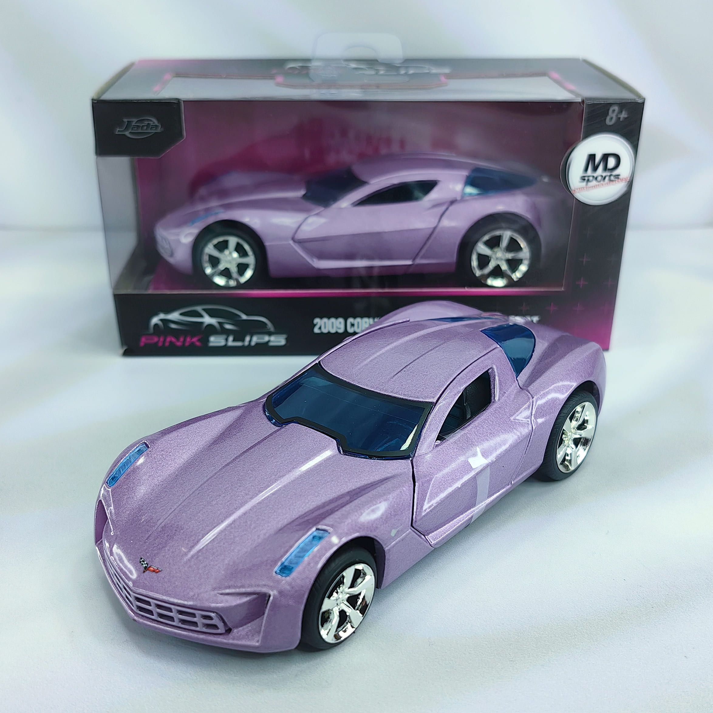 Auto Colección Pink Slips Corvette Stingray 2009 Rosa Jada 1:32