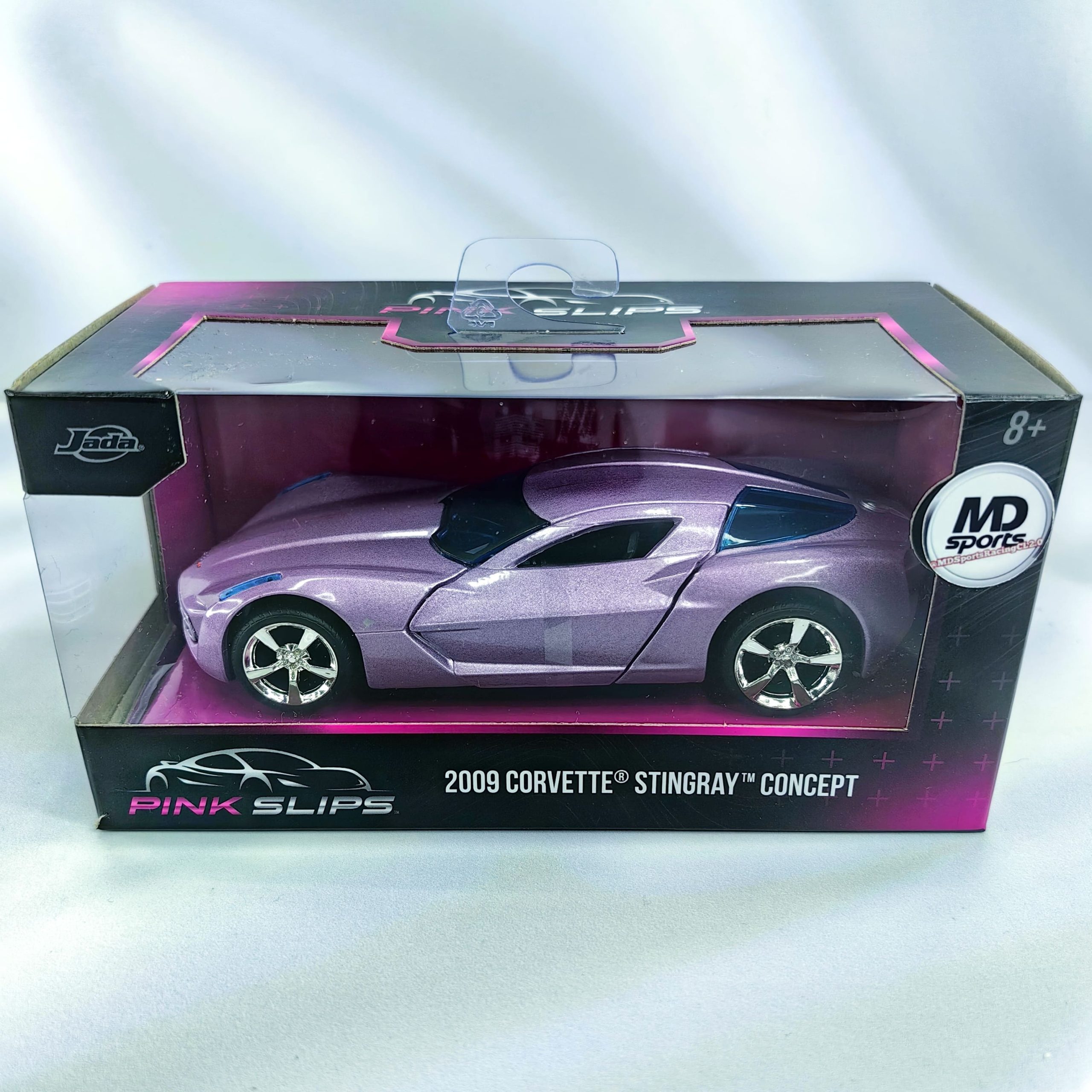 Auto Colección Pink Slips Corvette Stingray 2009 Rosa Jada 1:32