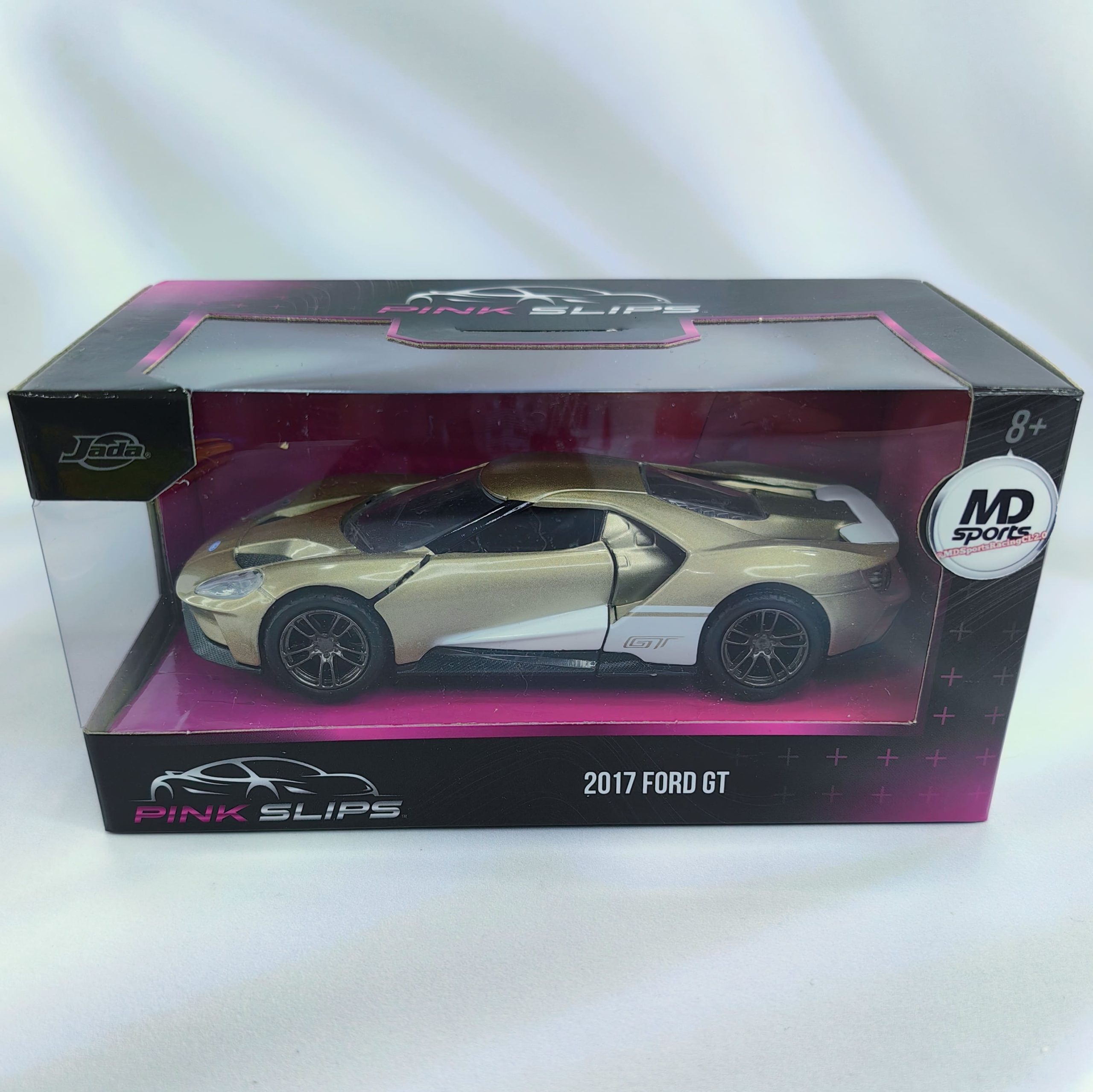 Auto Colección Pink Slips Ford GT 2017 Dorado Jada 1:32